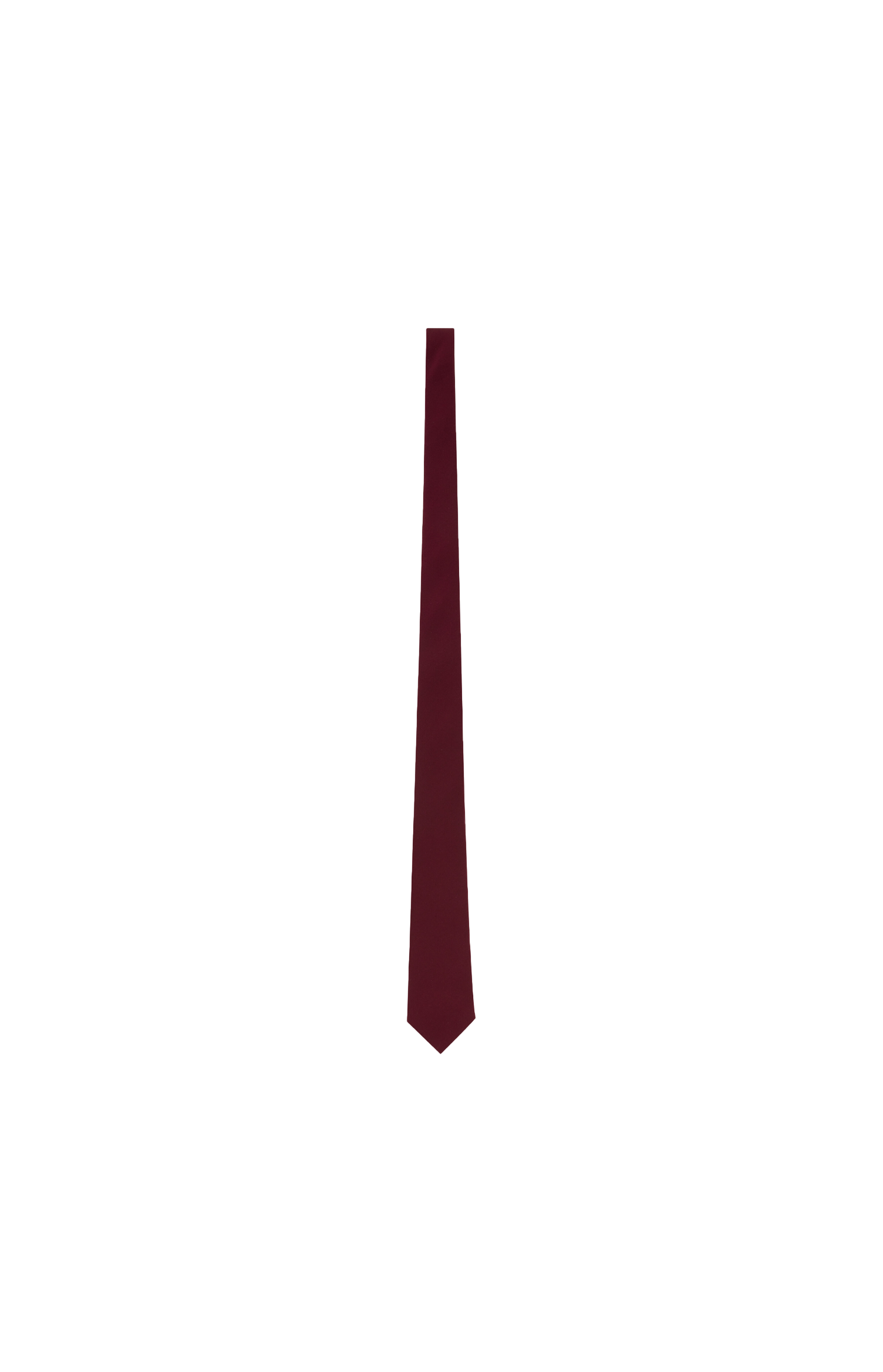 Maroon tie on a white background