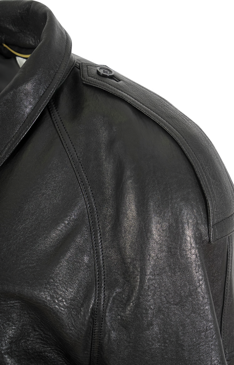 Saint Laurent Black Leather Jacket