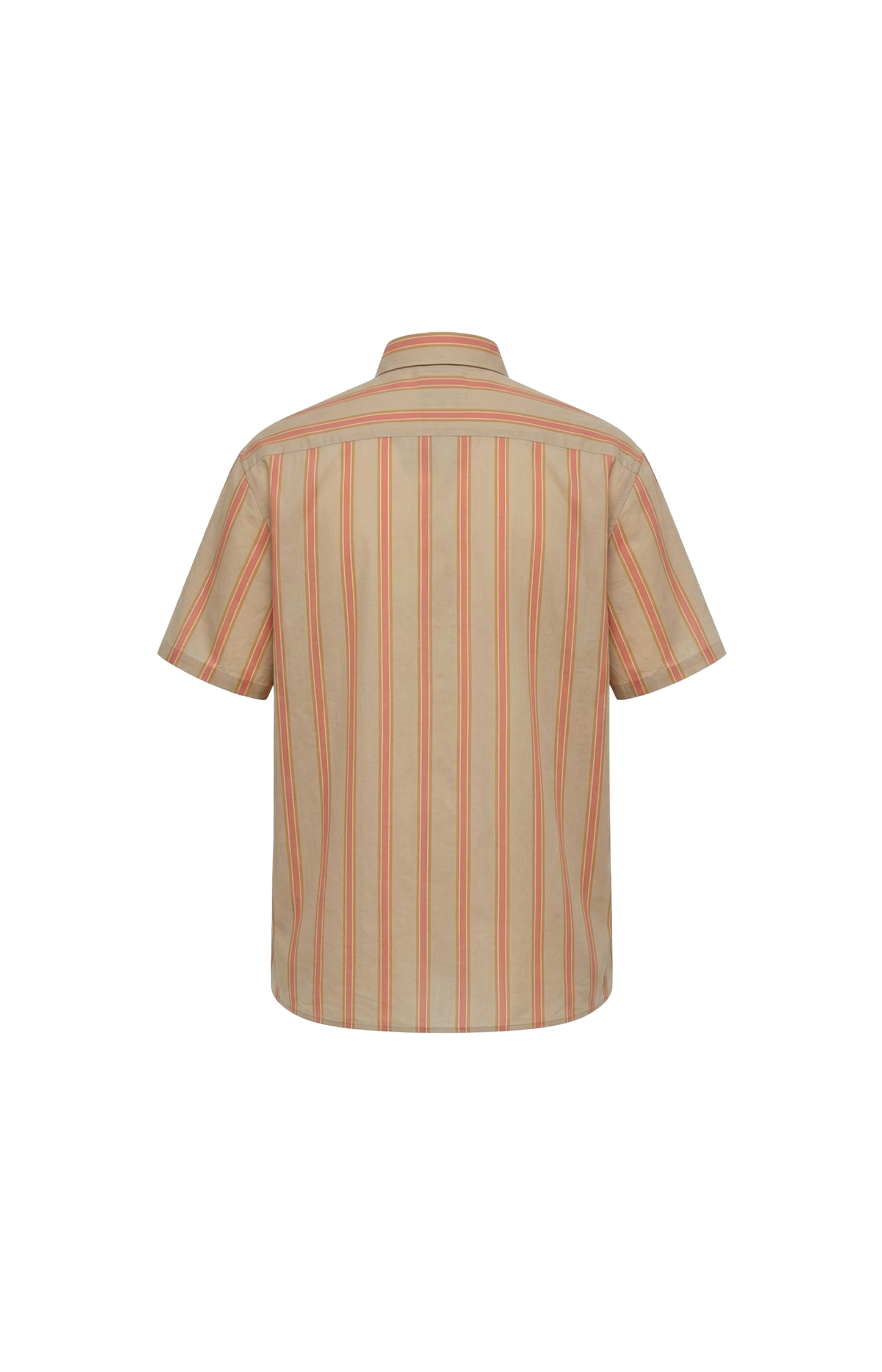 Striped Short-Sleeve Cotton Shirt