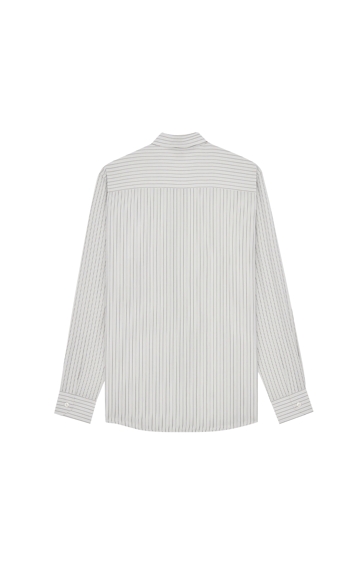 CASSANDRE slim shirt in striped viscose