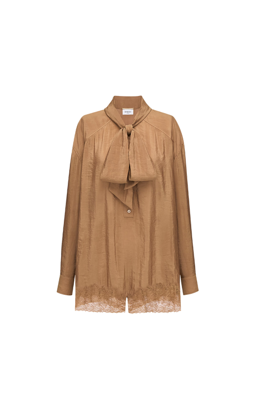 Lavallière Romper in Taffeta