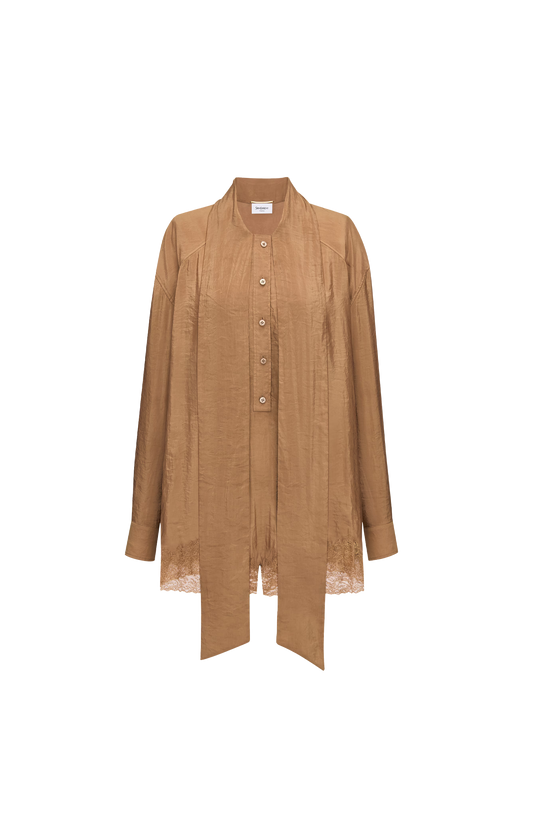 Lavallière Romper in Taffeta