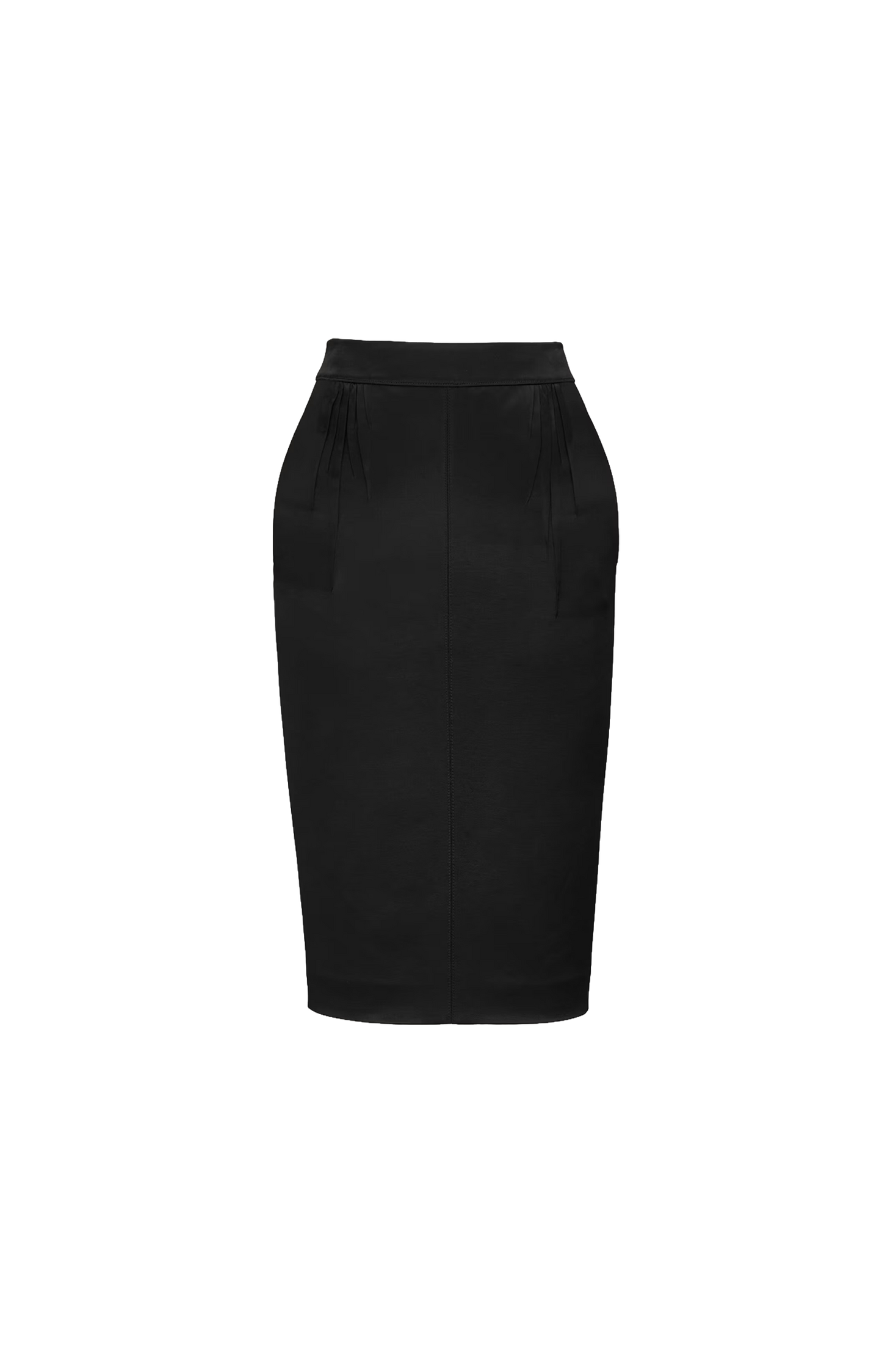Cassandre Pencil Skirt in Padded Satin
