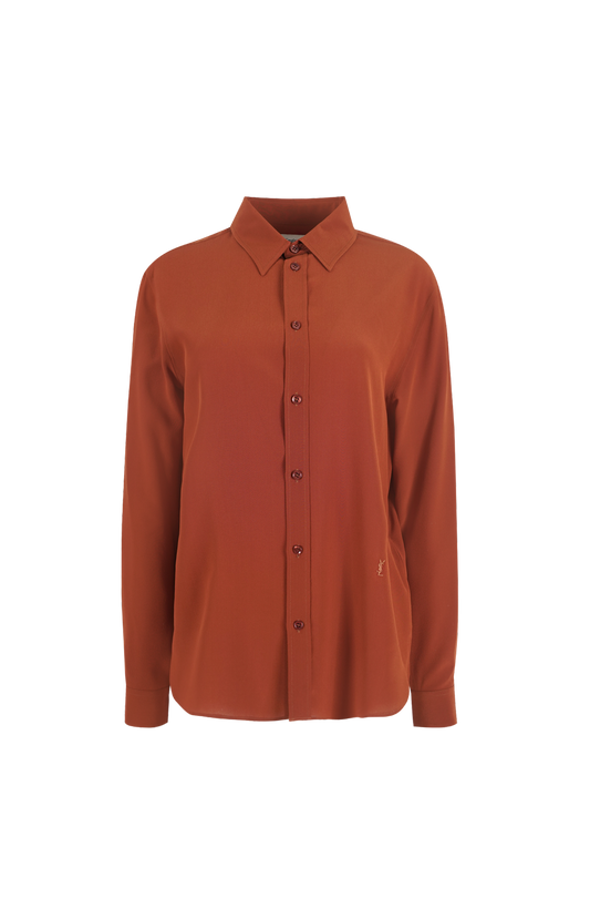 Cassandre Shirt in Silk-Crepe