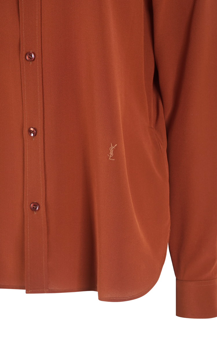 Cassandre Shirt in Silk-Crepe