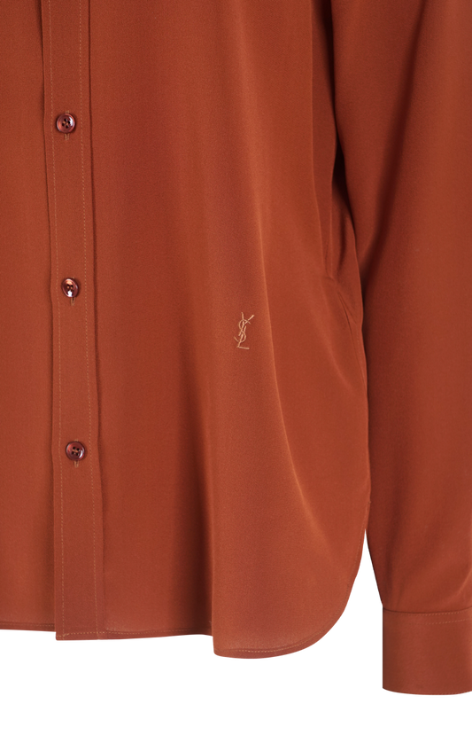 Cassandre Shirt in Silk-Crepe