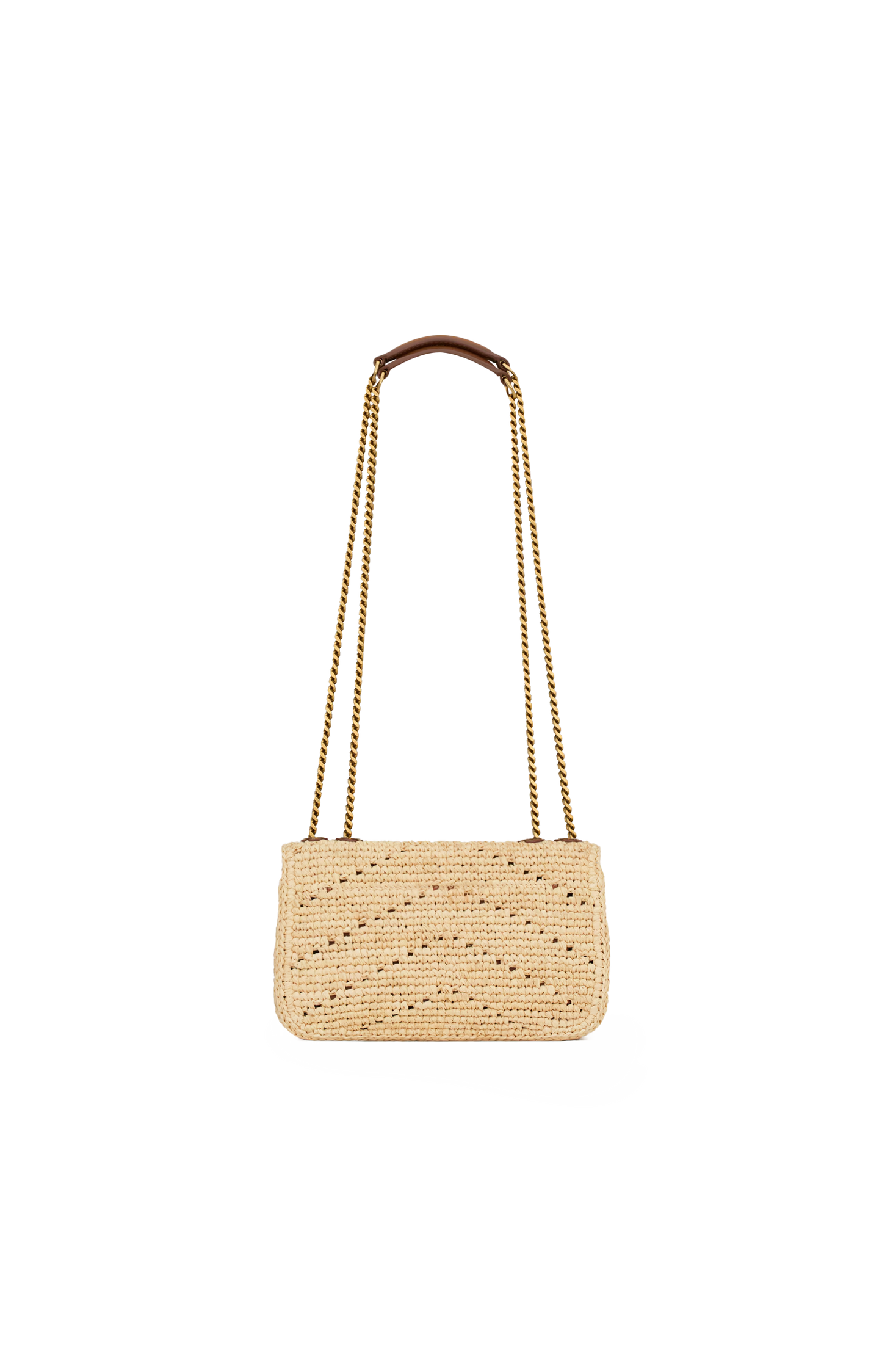 Loulou Mini Shoulder Bag in Raffia