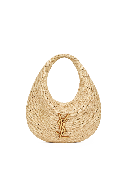 Saint Laurent Icare Hobo Bag in Raffia