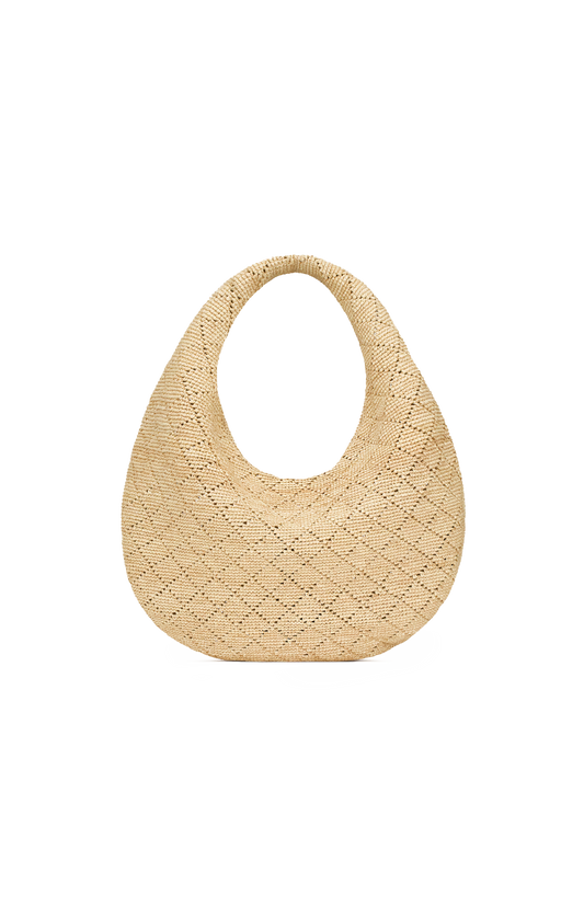 Saint Laurent Icare Hobo Bag in Raffia
