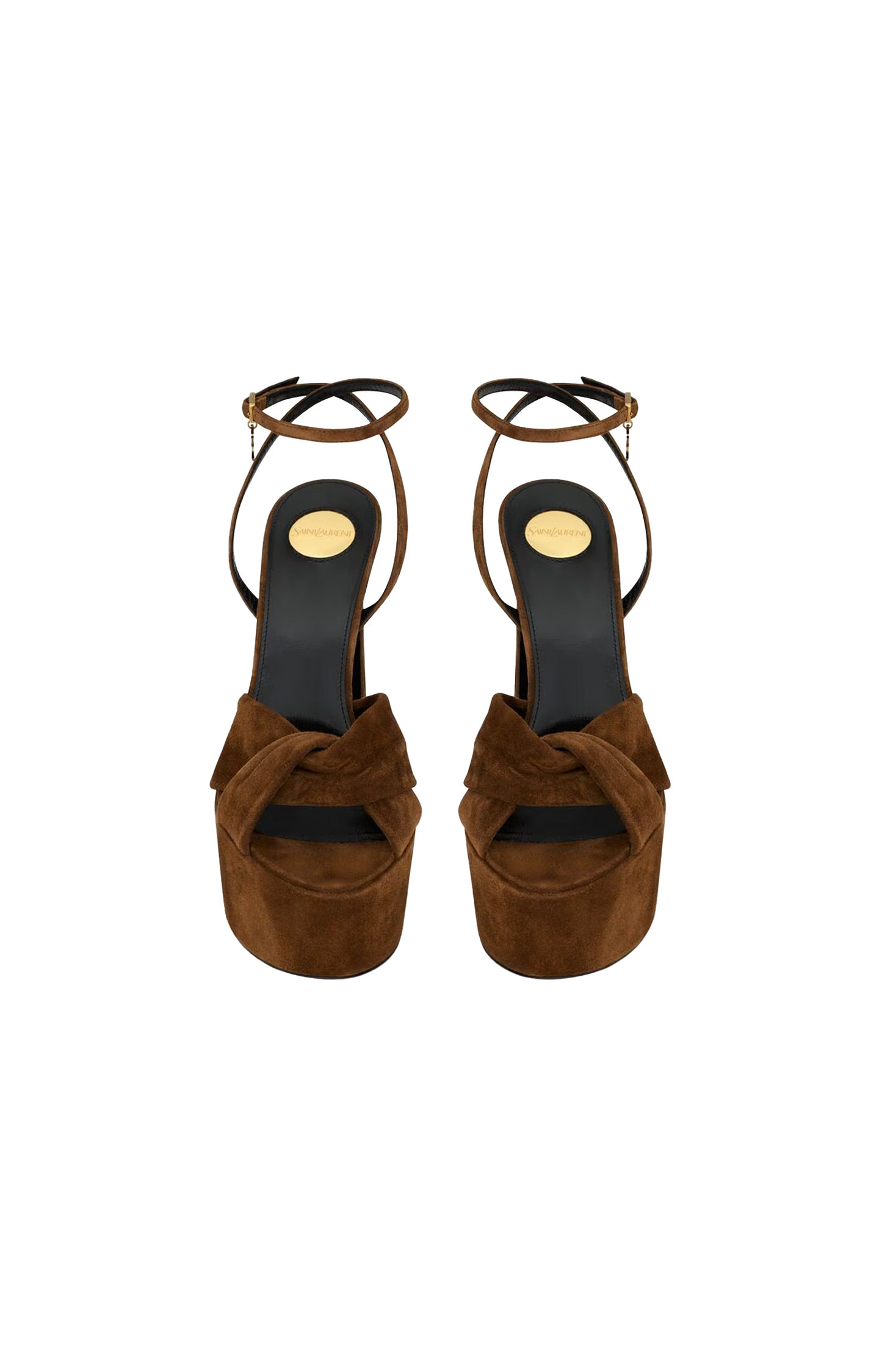 Saint Laurent Franciane Platform Sandals in Suede