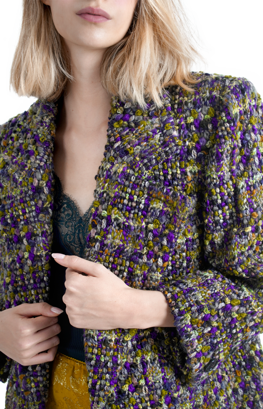 Single-Breasted Jacket in Tweed