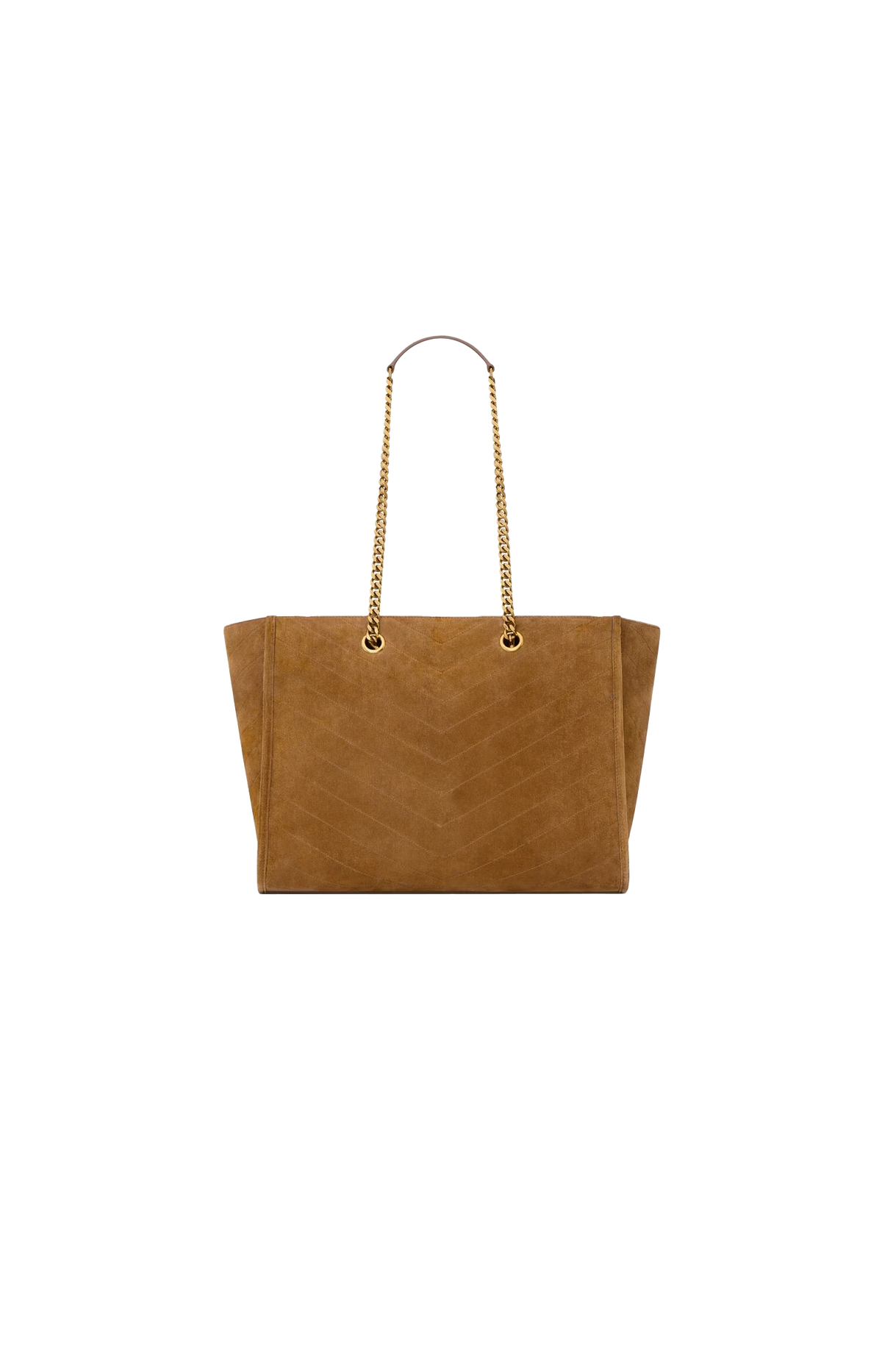 Niki Shopping Bag in Caramel Cognac Suede