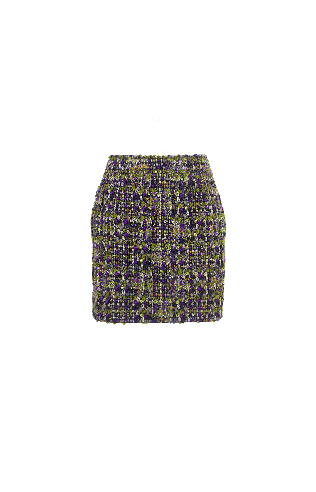 Wool-Blend Tweed Skirt