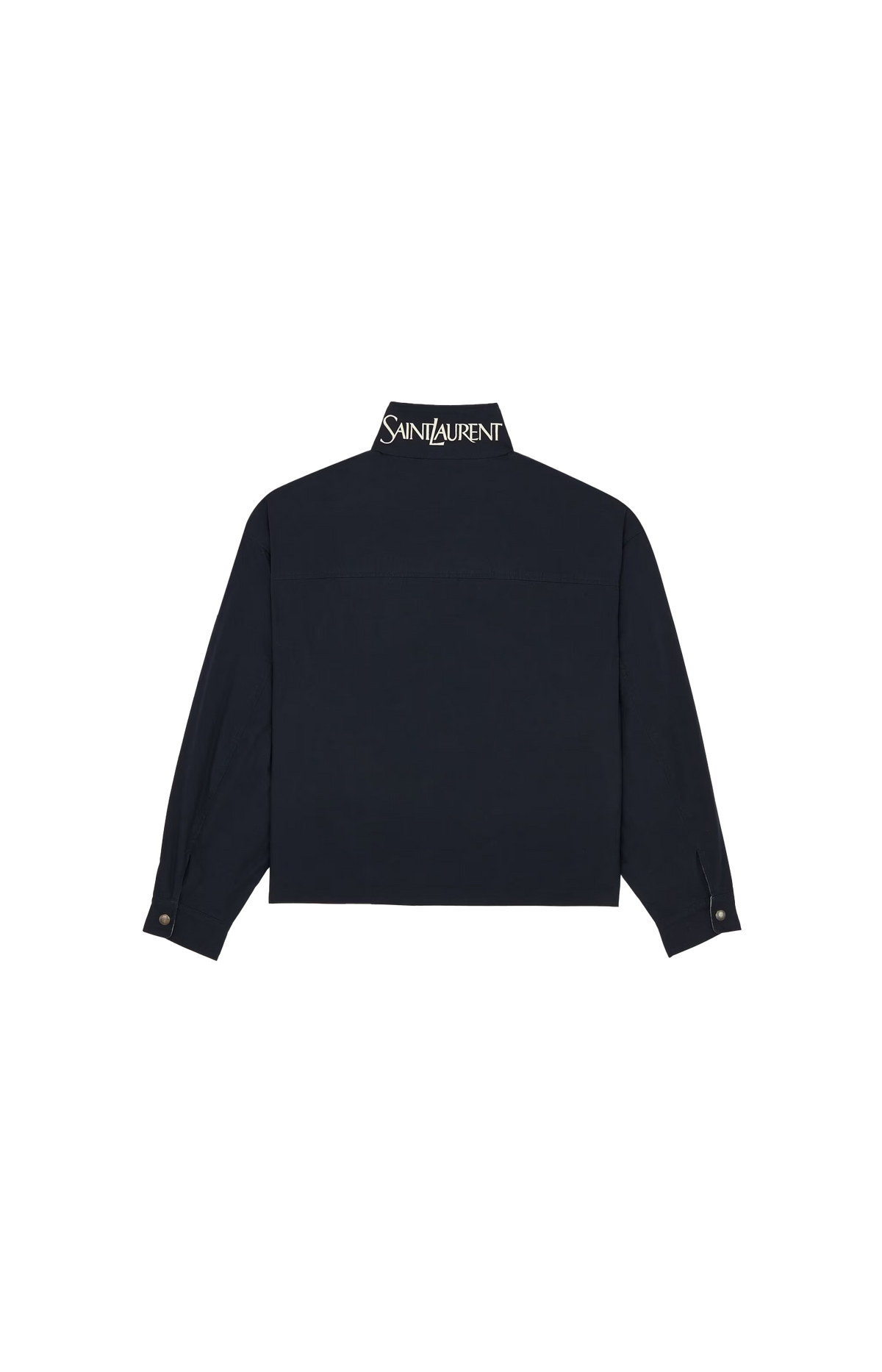 Cassandre Reversible Jacket in Brushed Cotton Canvas in Navy/Ecru