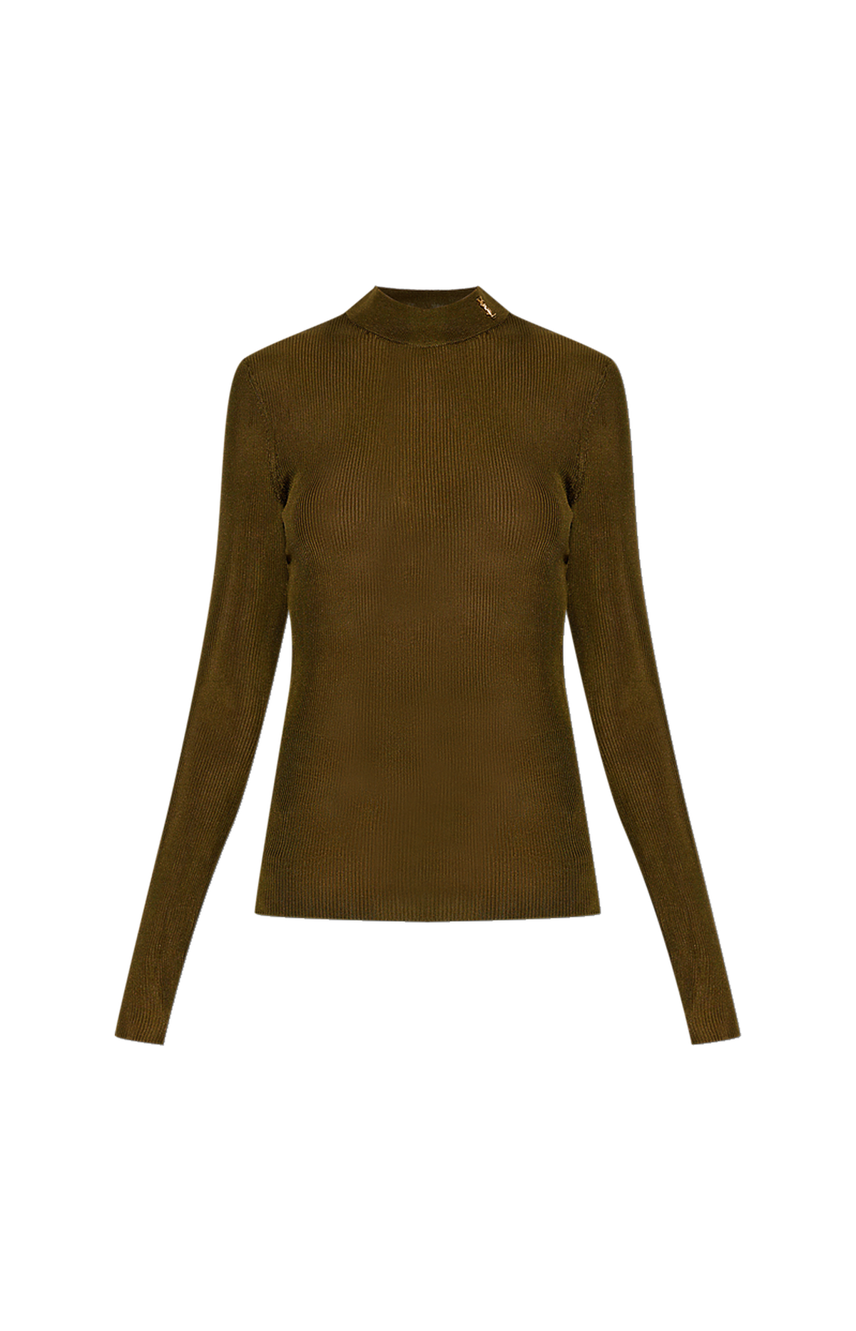 Silk Logo Top in Mousse