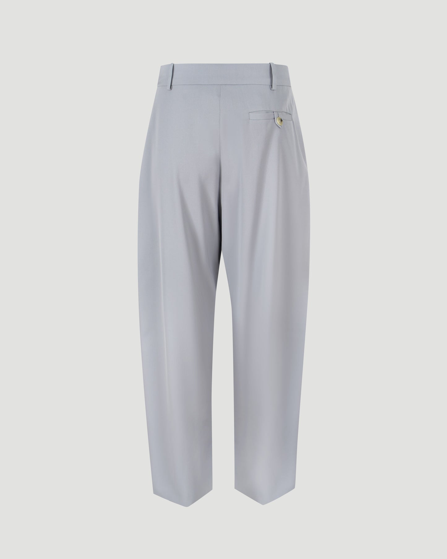 Pleated High-Rise Wool Pants