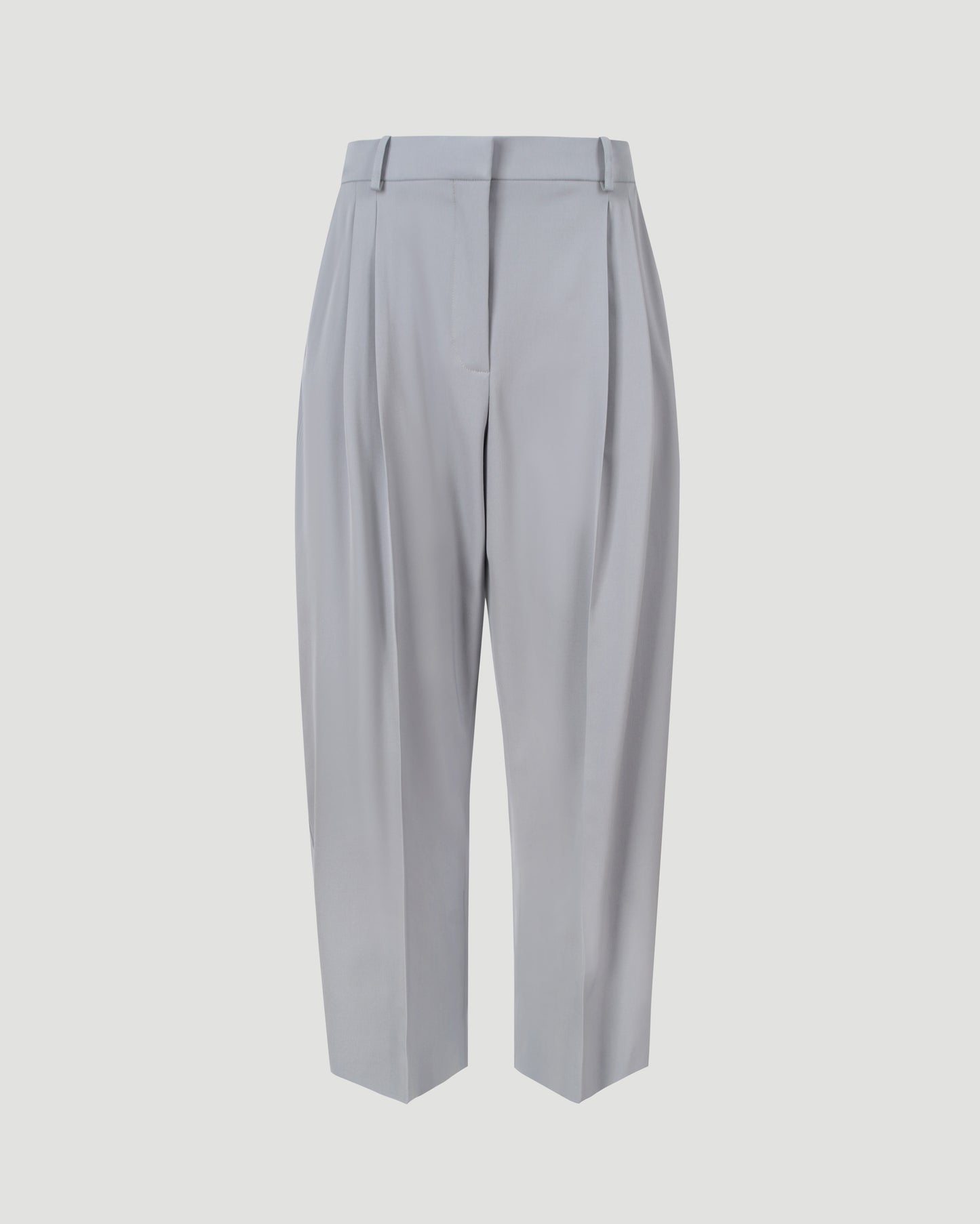 Pleated High-Rise Wool Pants