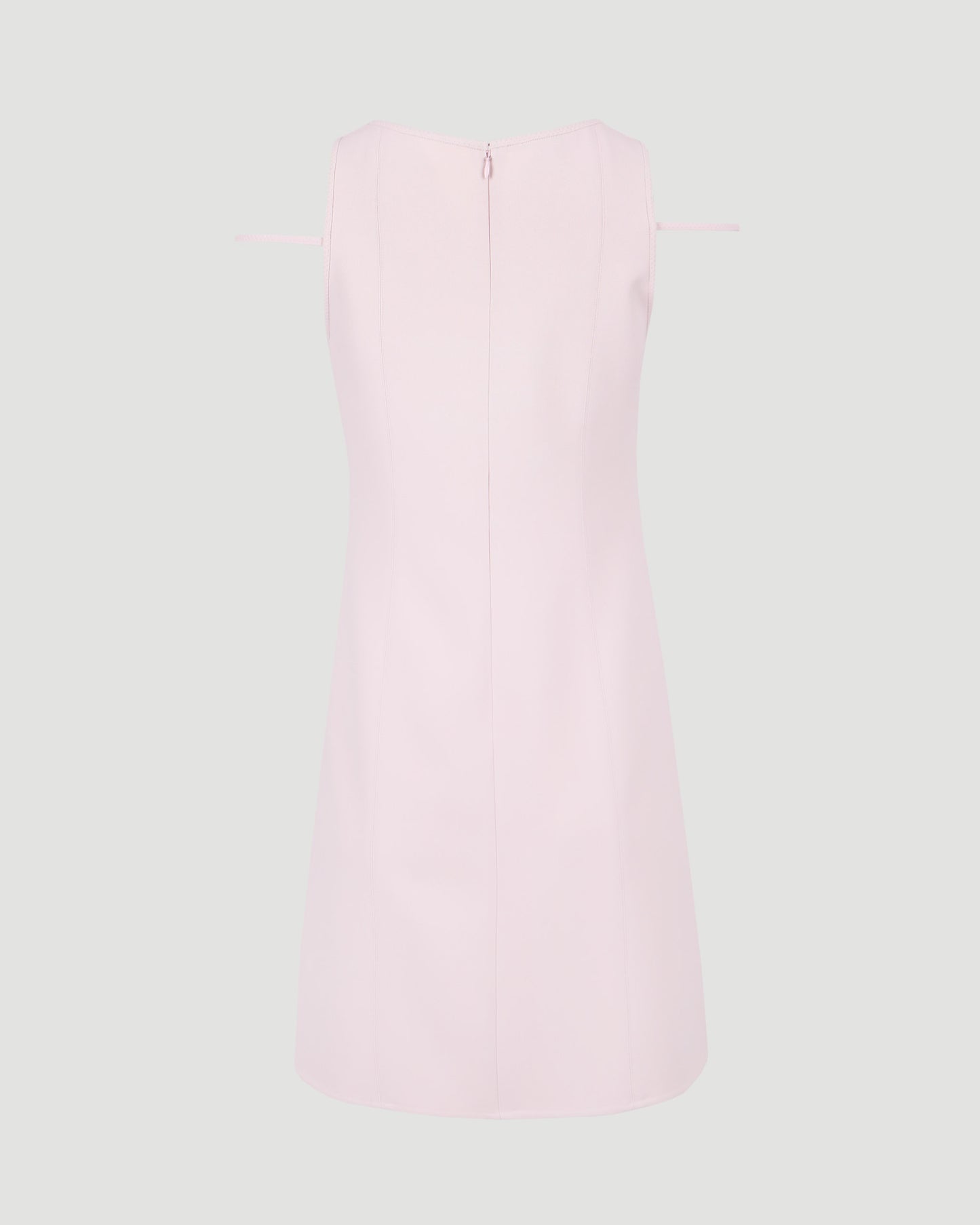 Lace-trim mini dress