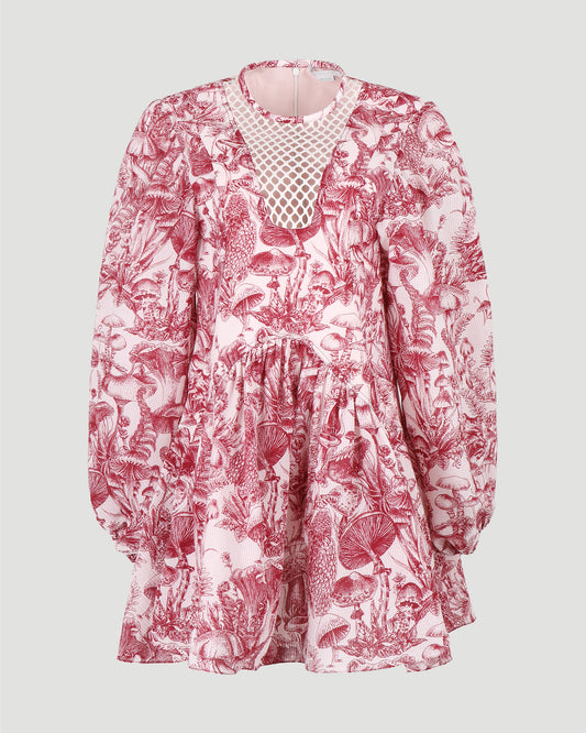 LONG SLEEVED MINI DRESS