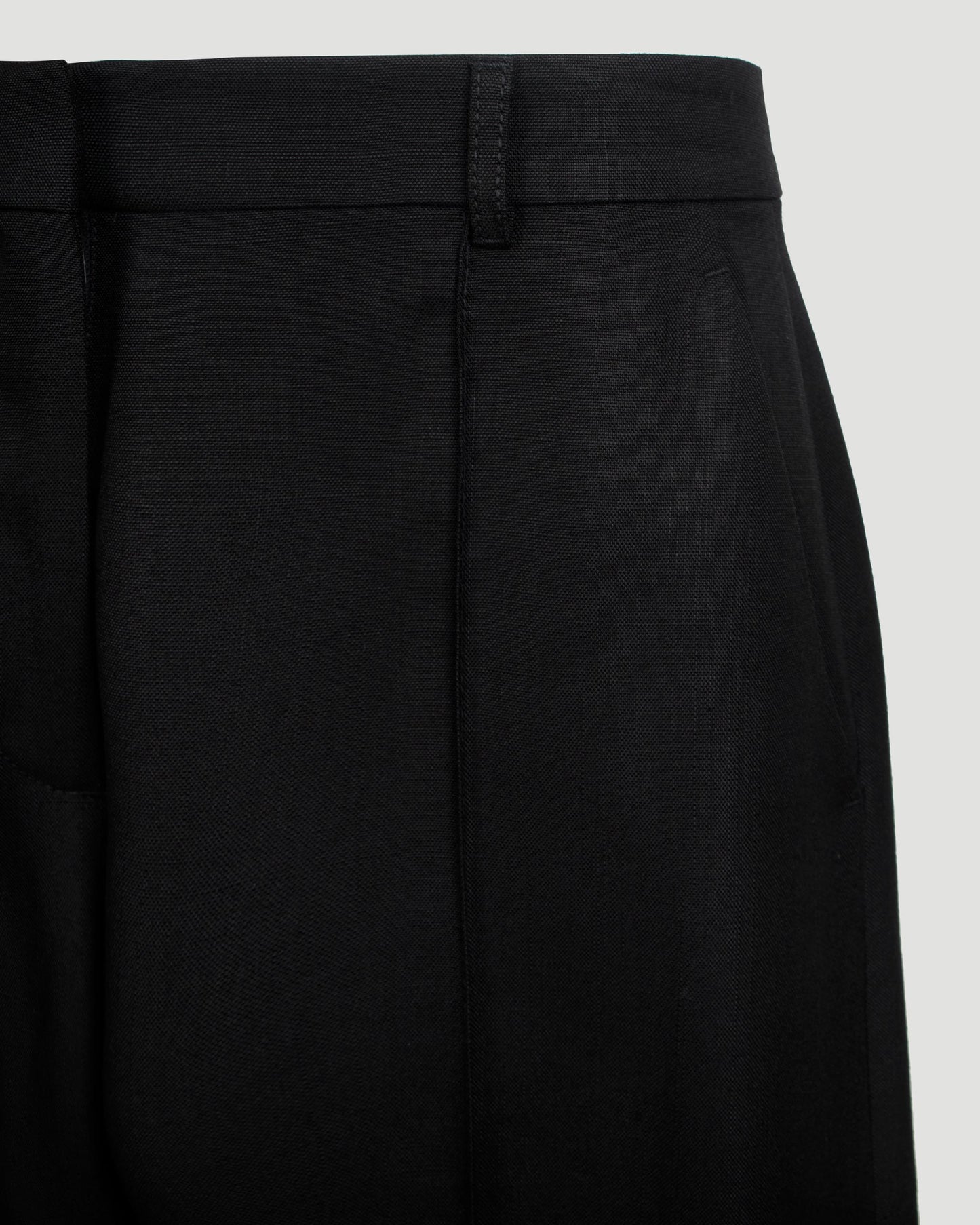 PLEAT FRONT TROUSERS