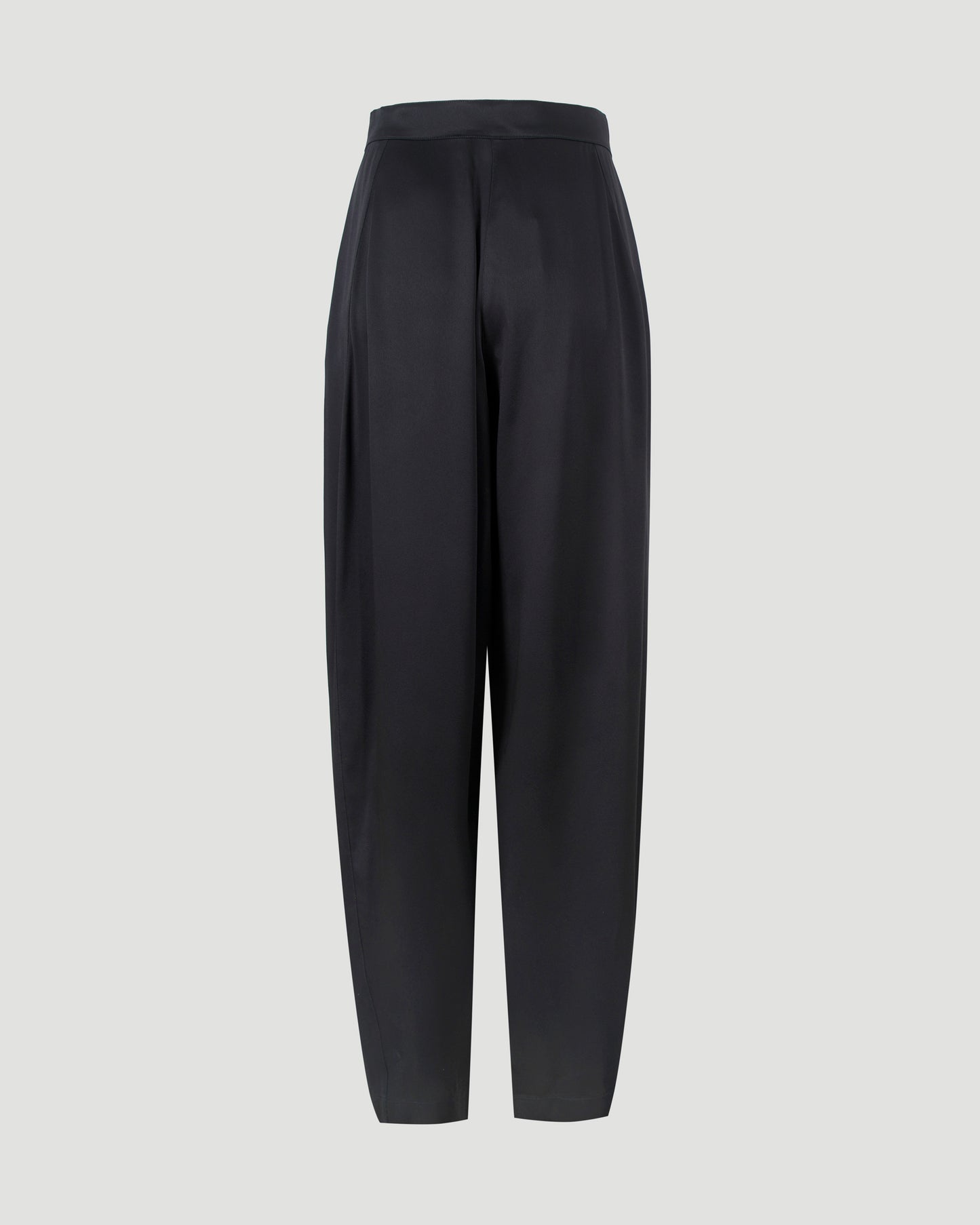BALLOON-LEG SATIN TROUSERS
