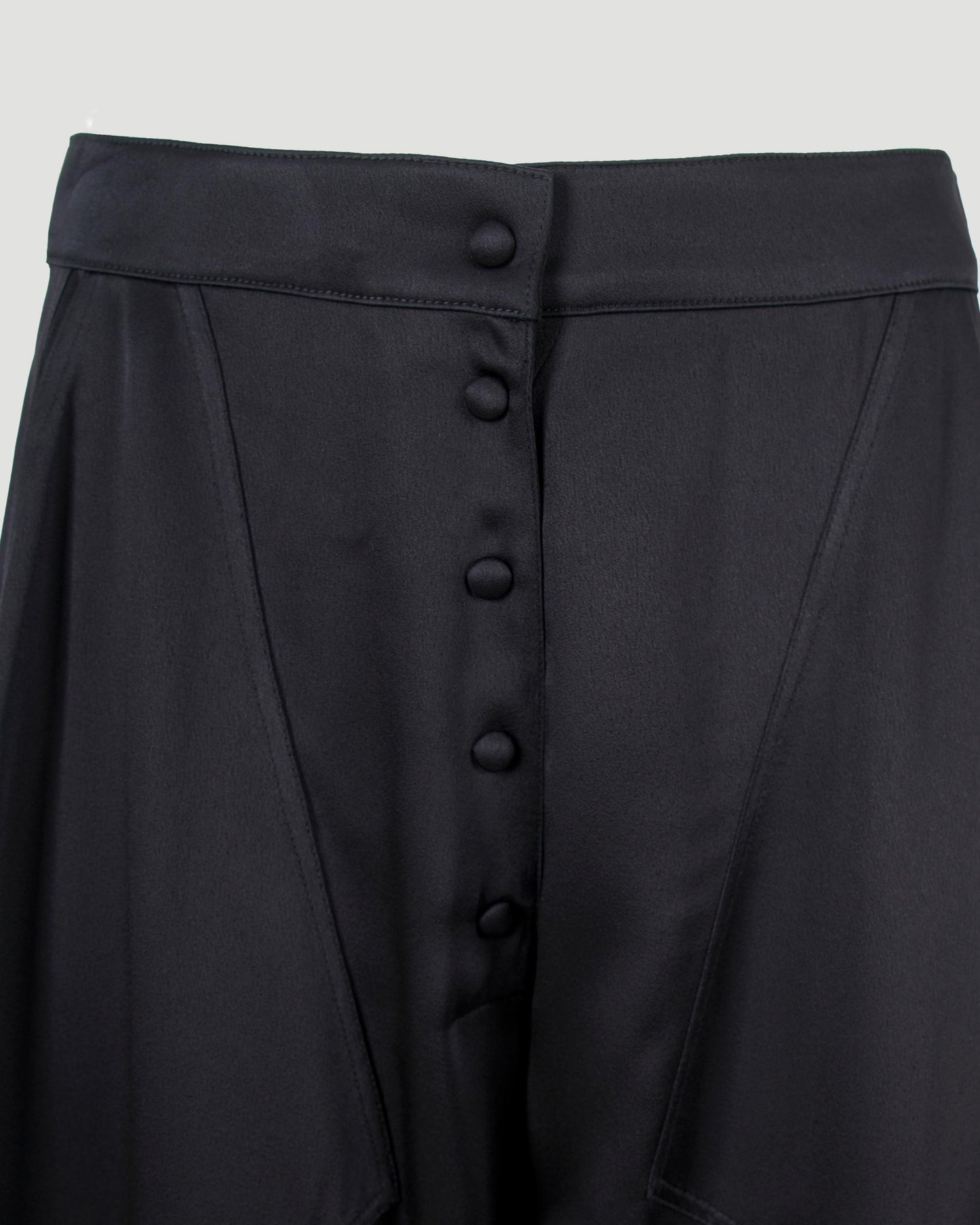 BALLOON-LEG SATIN TROUSERS