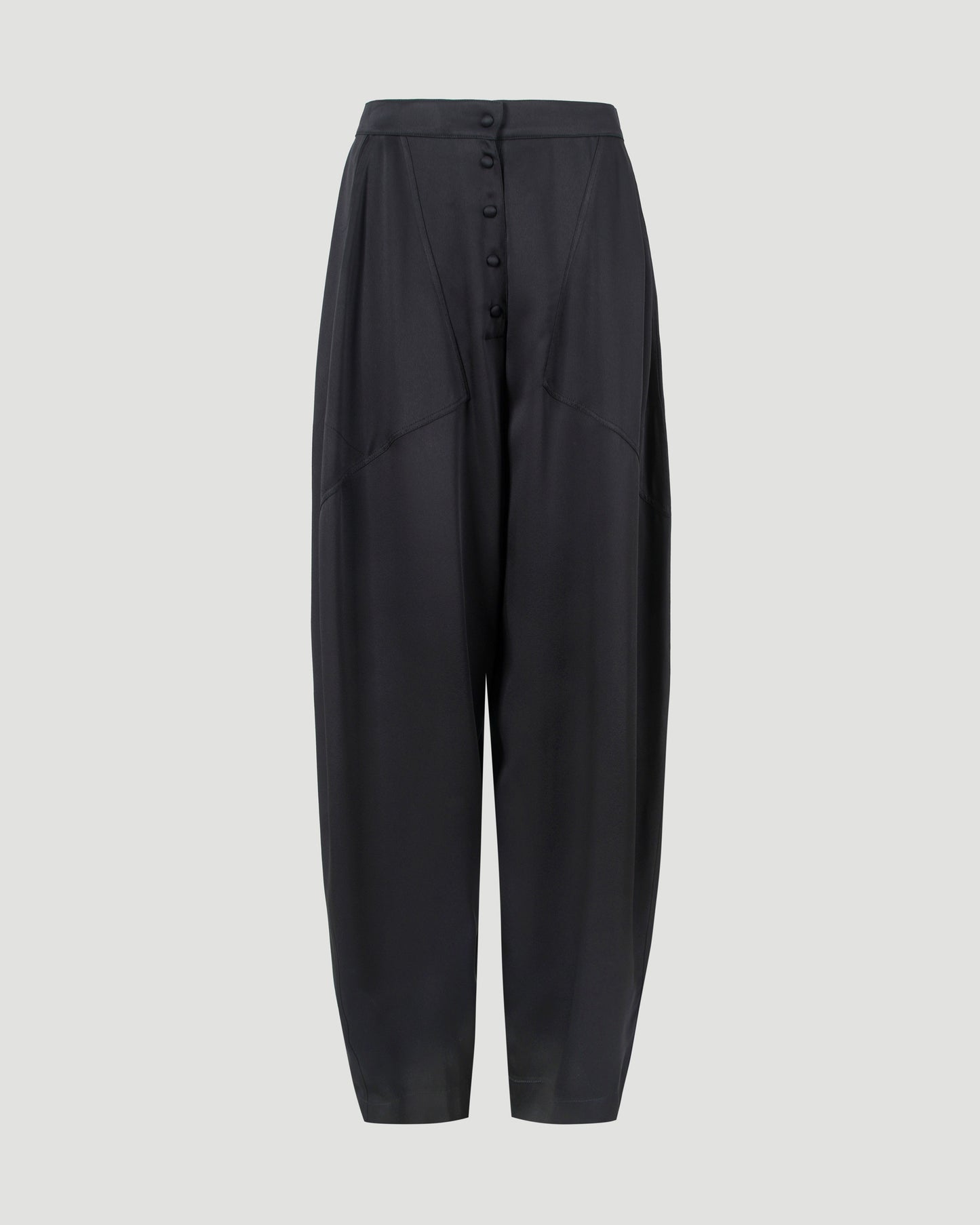 BALLOON-LEG SATIN TROUSERS