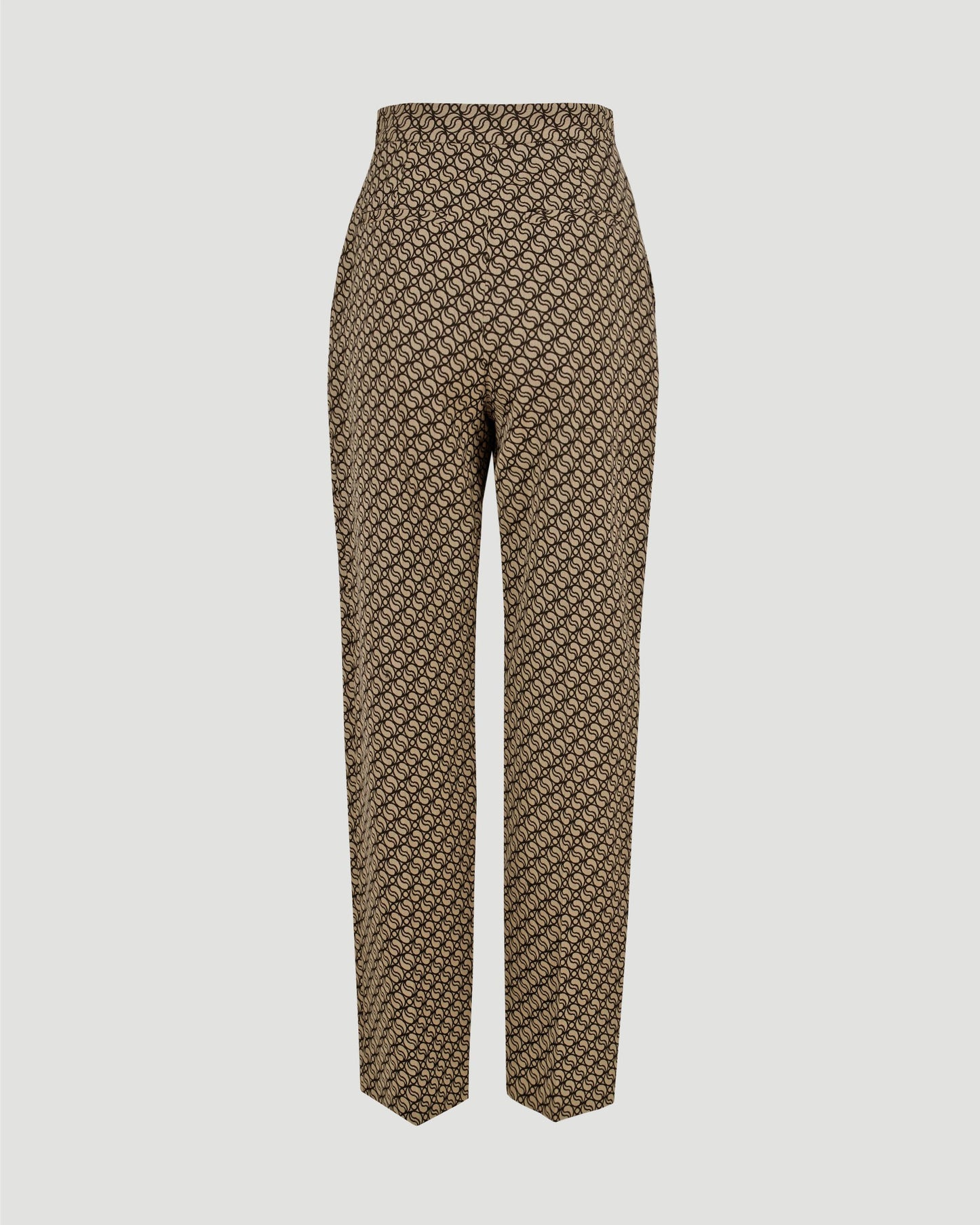 S-Wave Pleat Front Straight Leg Trousers
