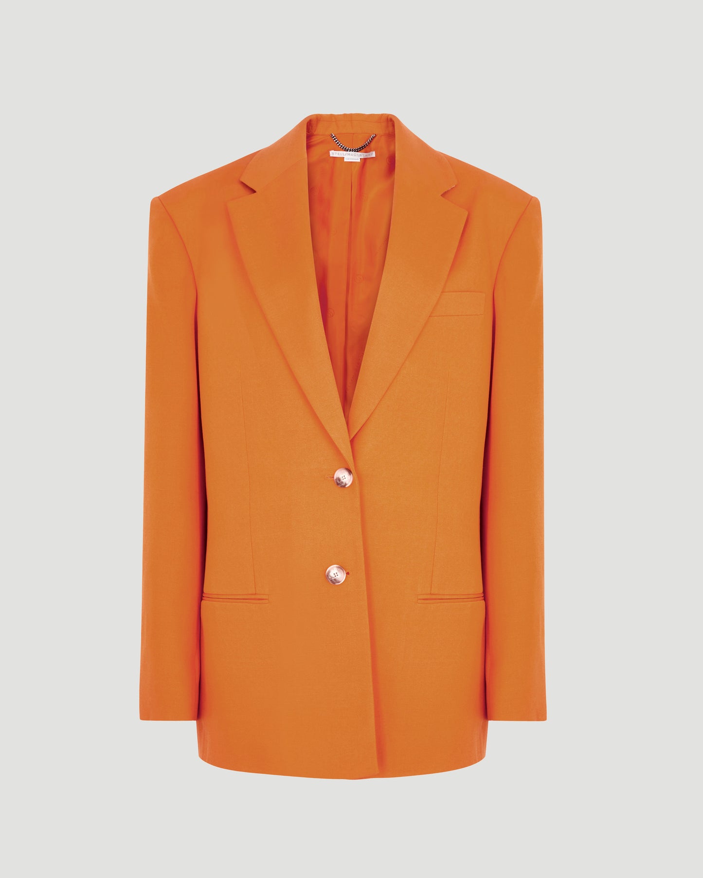Oversized single-breasted blazer IN BRIGHT ORANGE