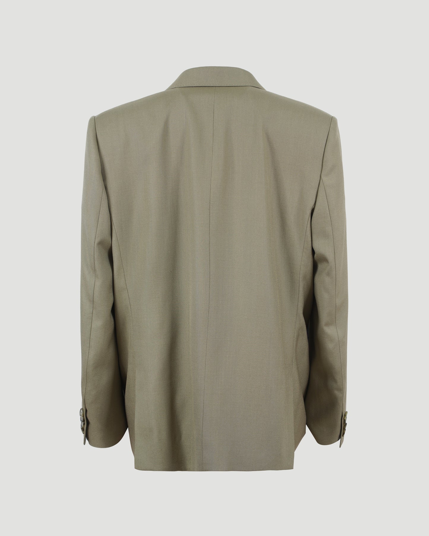 Single-Breasted Blazer in olive beige