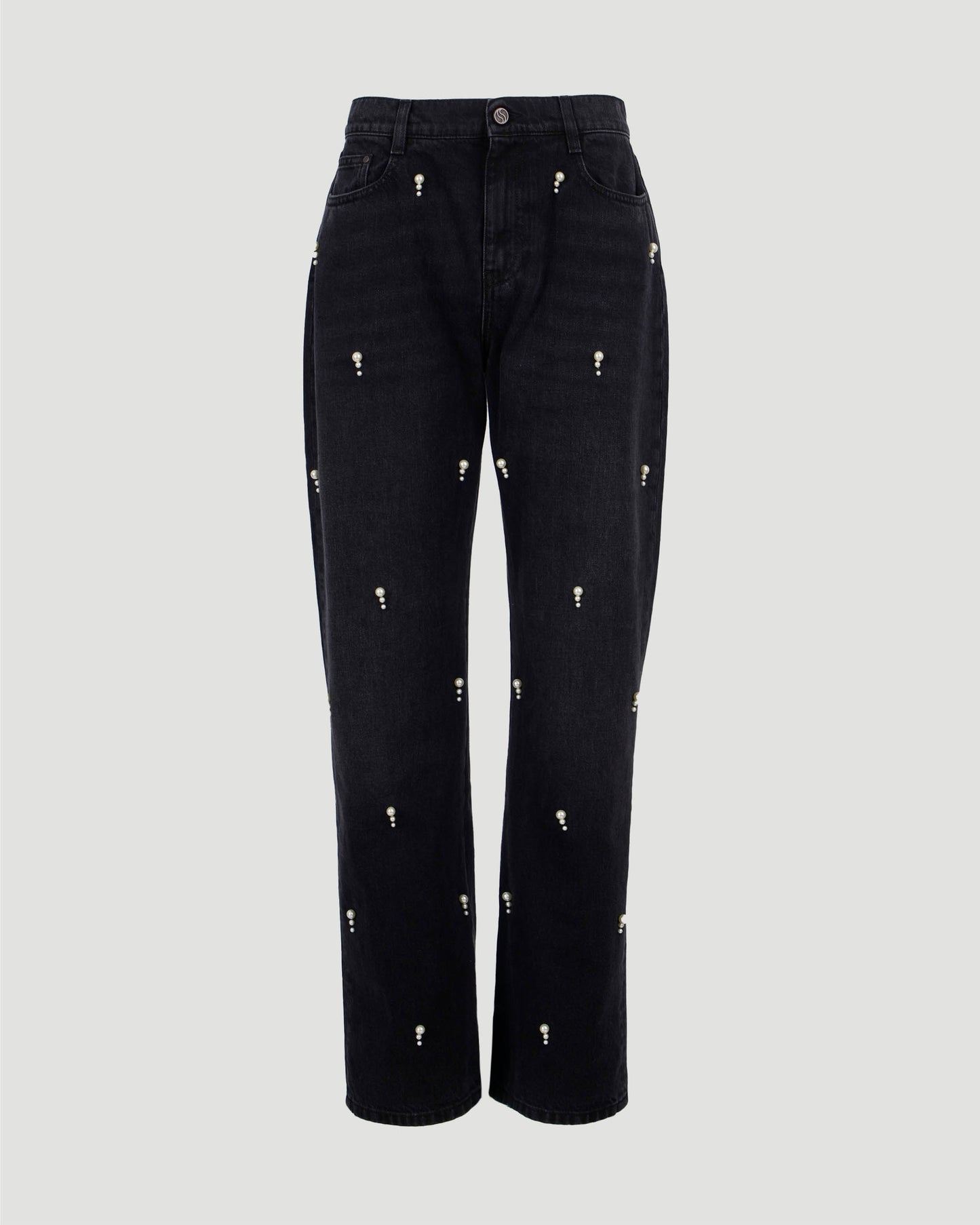 PEARL EMBROIDERY JEANS