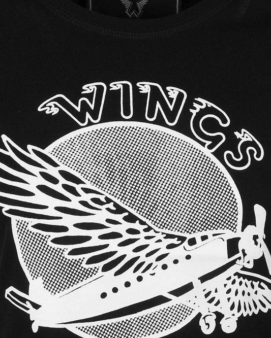 Wings Graphic Cotton Baby Tee