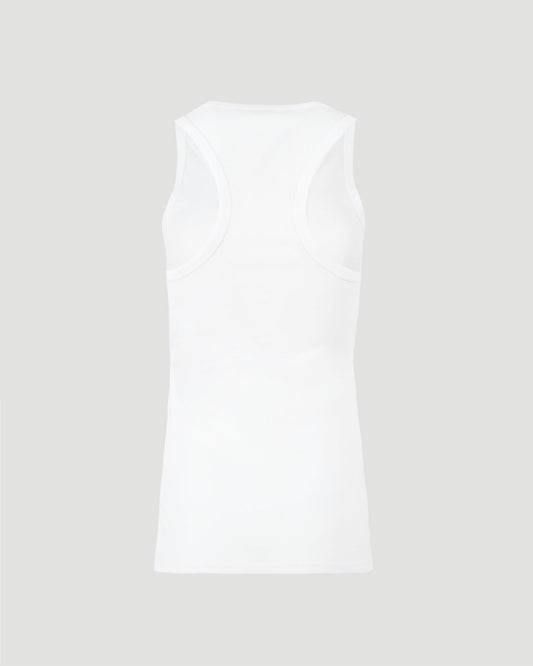 STAR TANK TOP IN WHITE