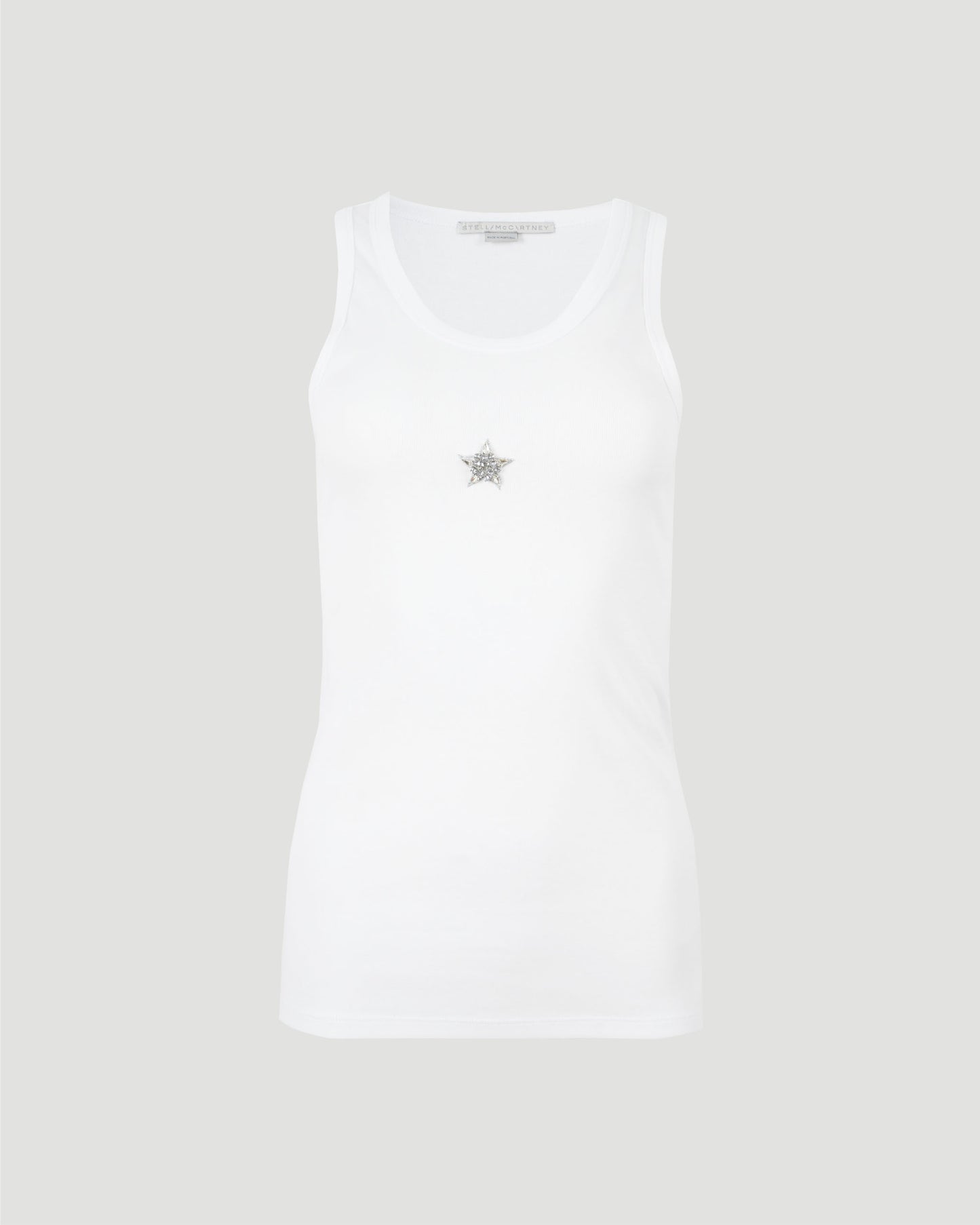 STAR TANK TOP IN WHITE