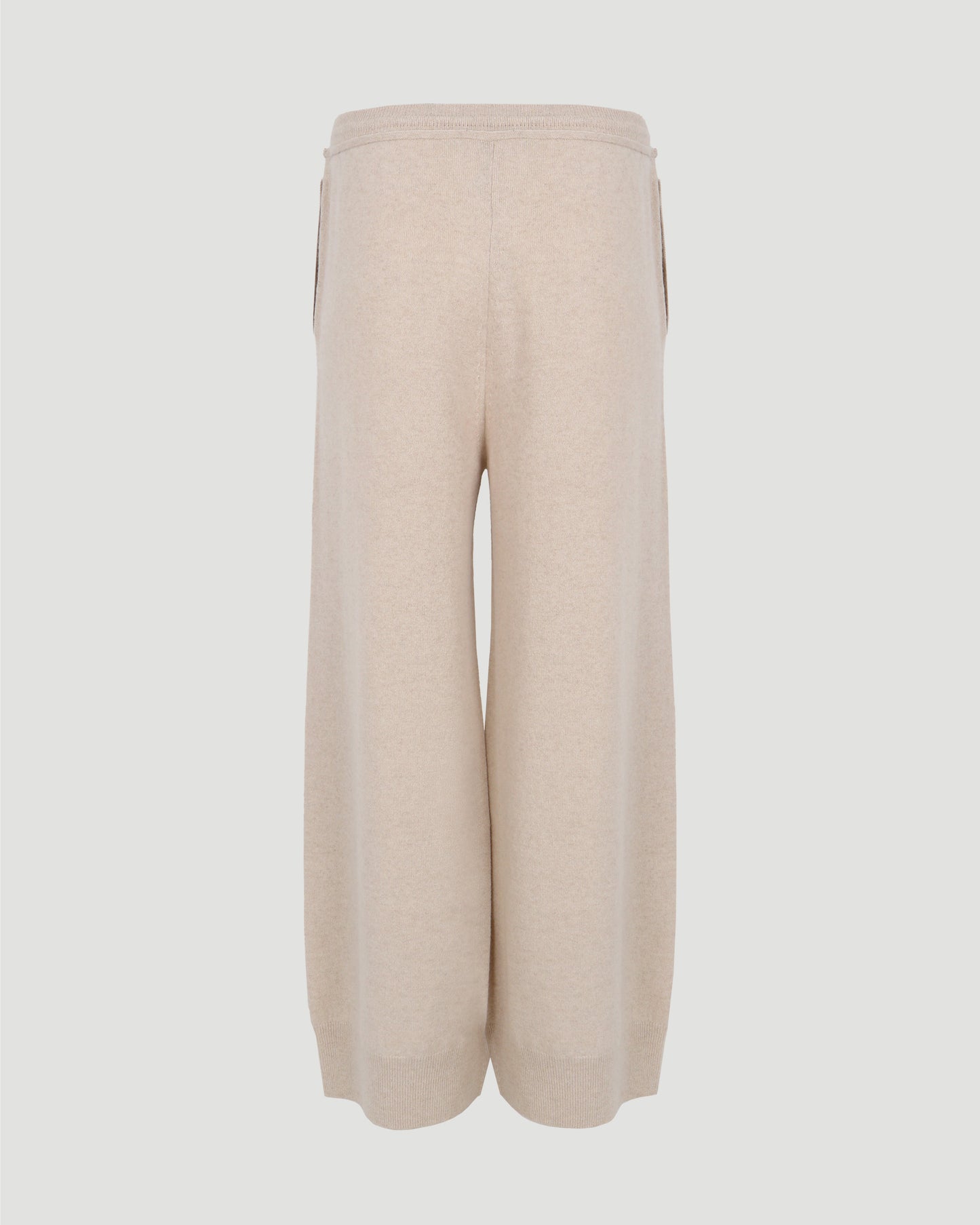 CASHMERE TROUSERS IN OAT