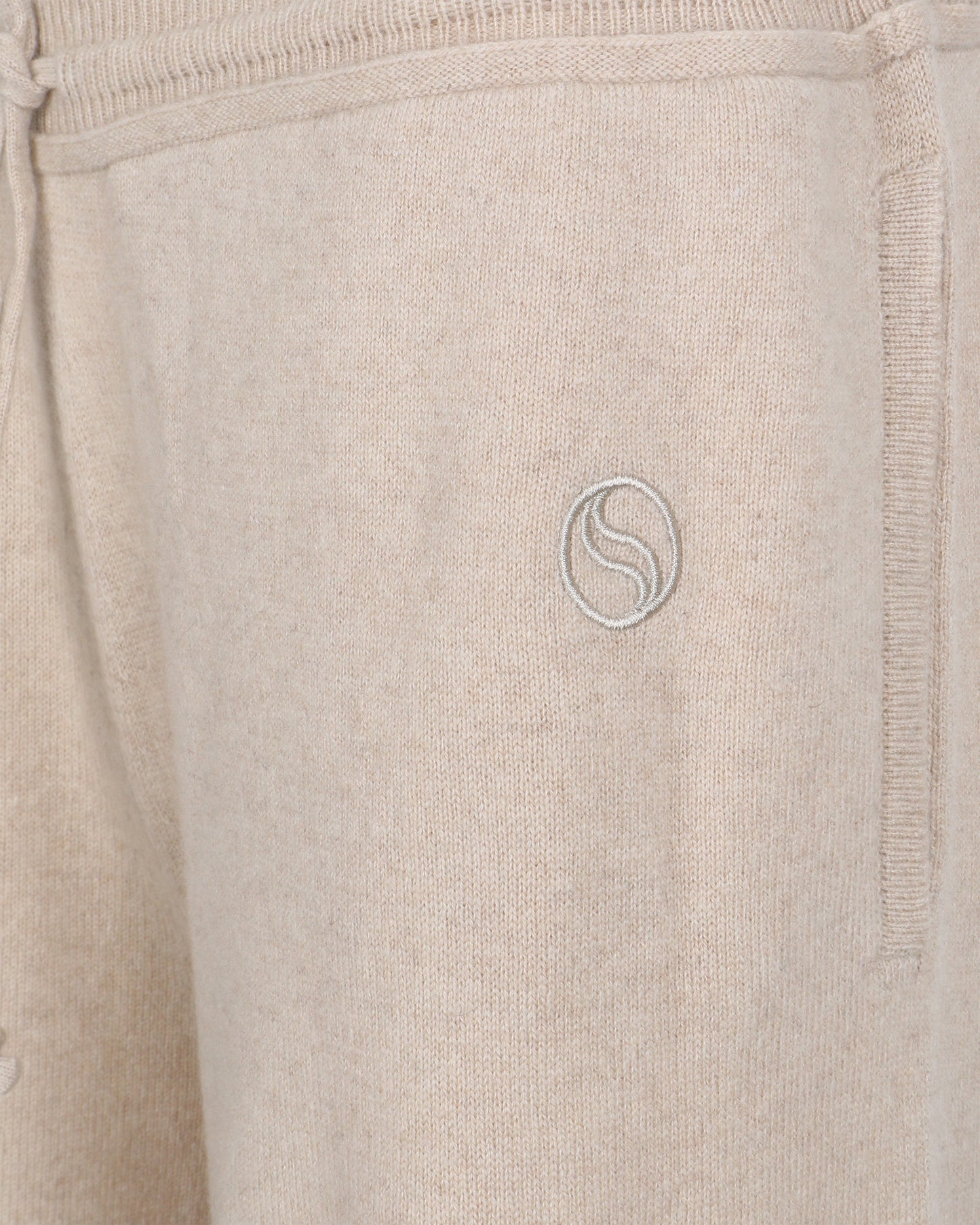CASHMERE TROUSERS IN OAT
