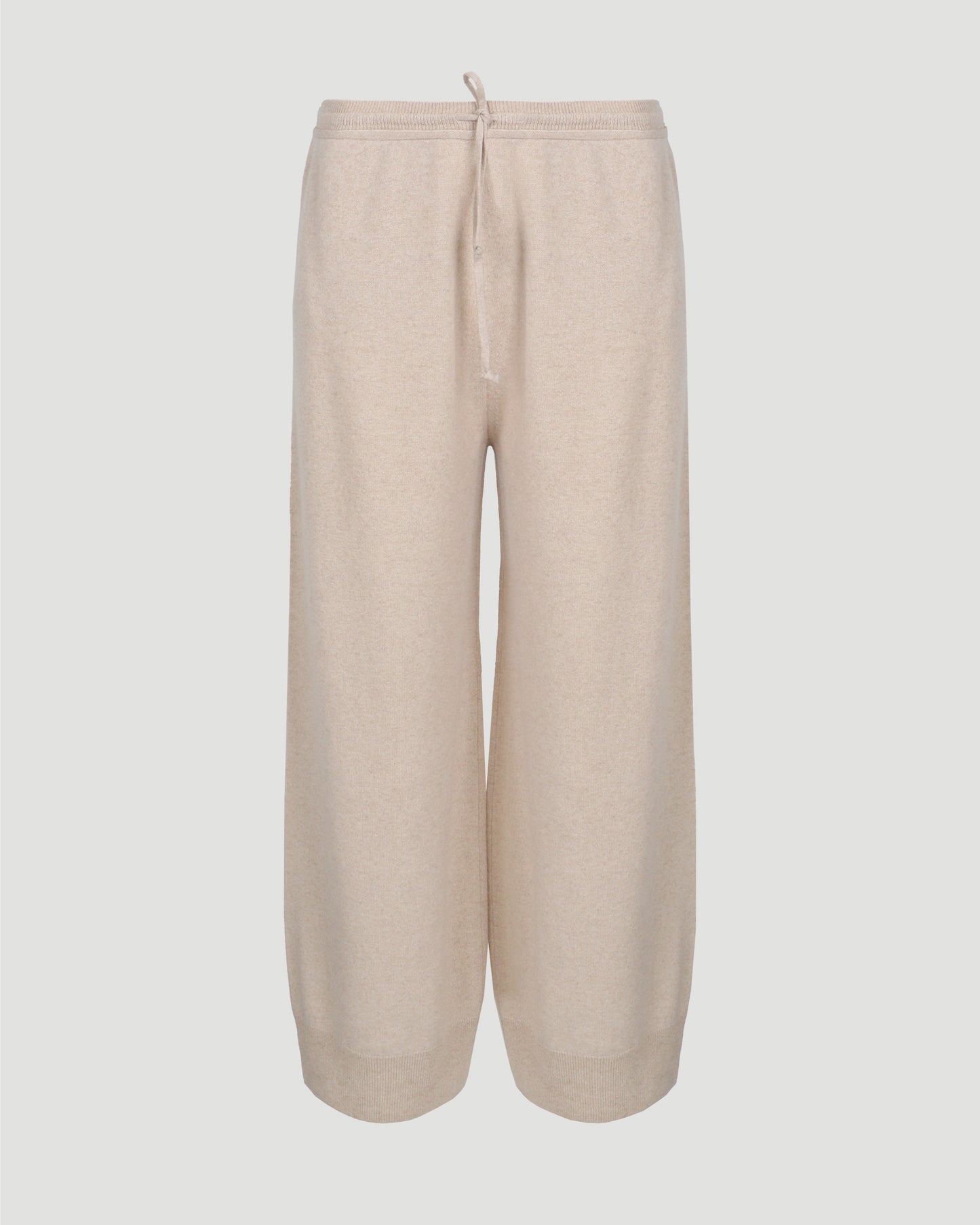 CASHMERE TROUSERS IN OAT