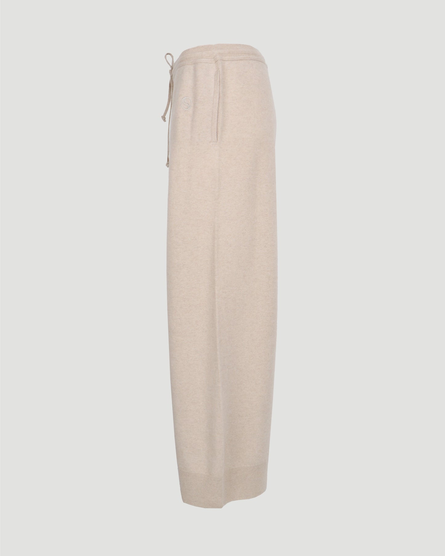 CASHMERE TROUSERS IN OAT