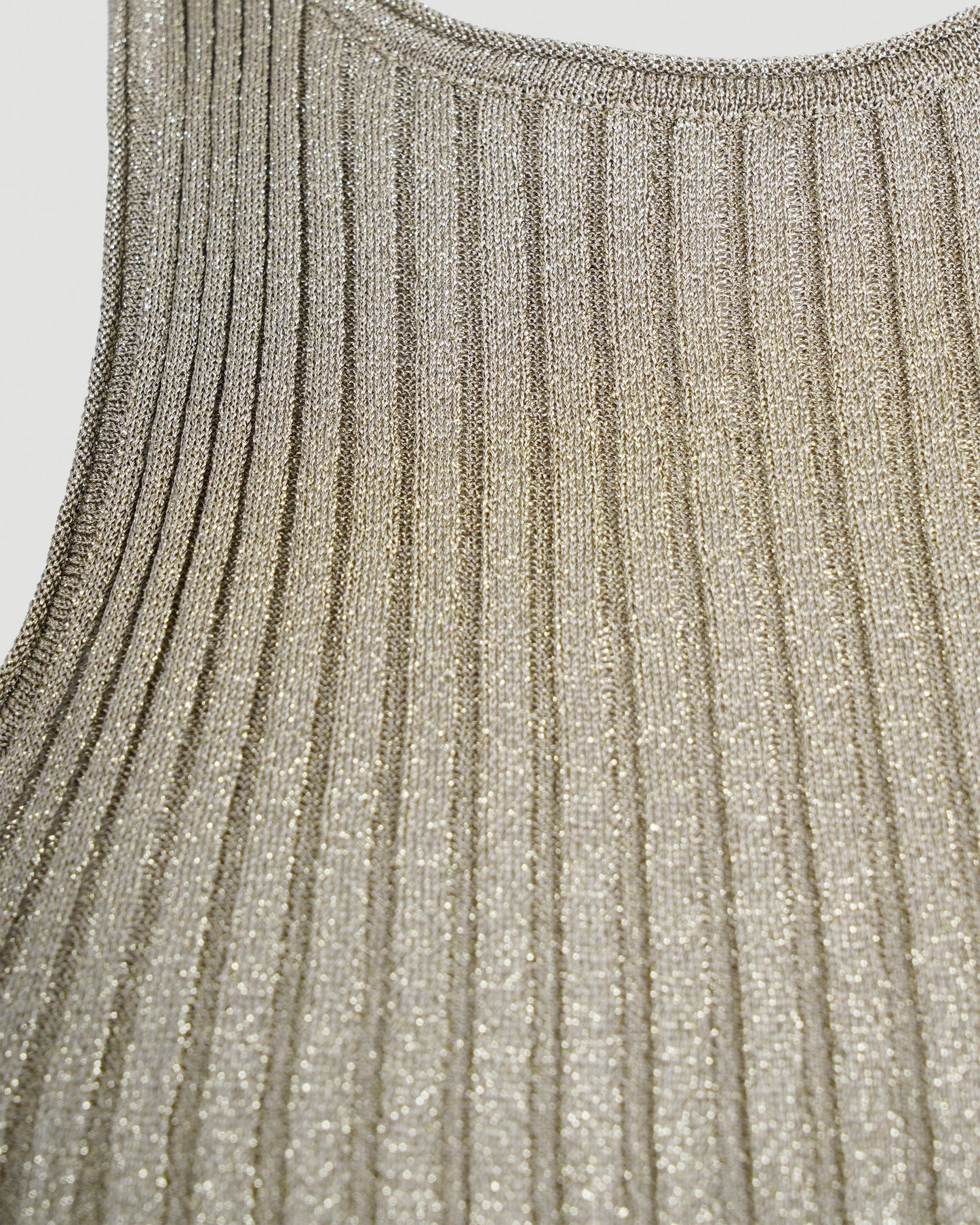 TANK TOP IN GOLD LUREX