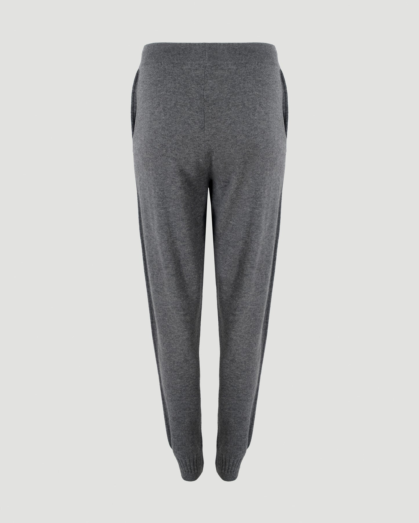 MERINO KNIT TROUSERS IN GREY