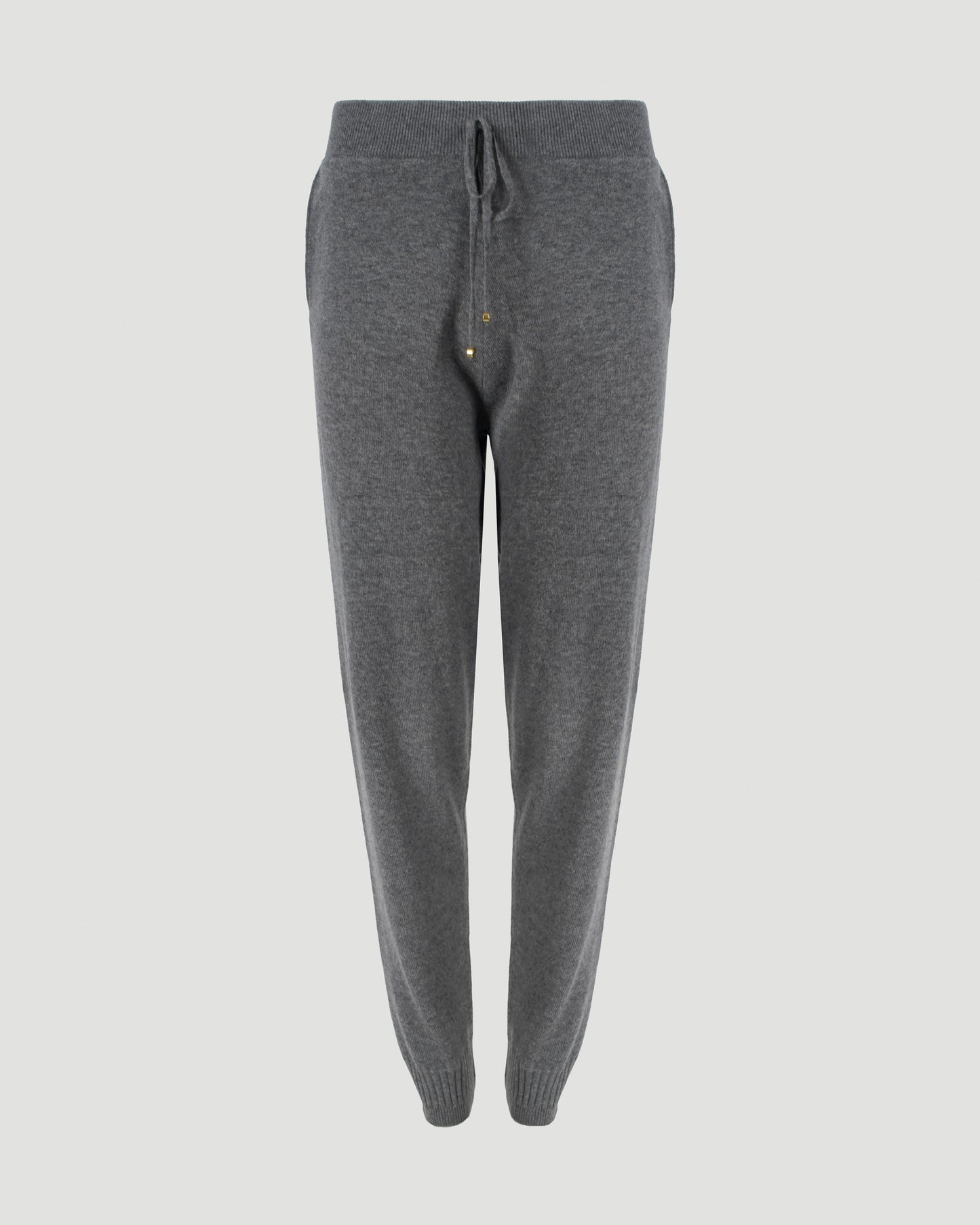 MERINO KNIT TROUSERS IN GREY