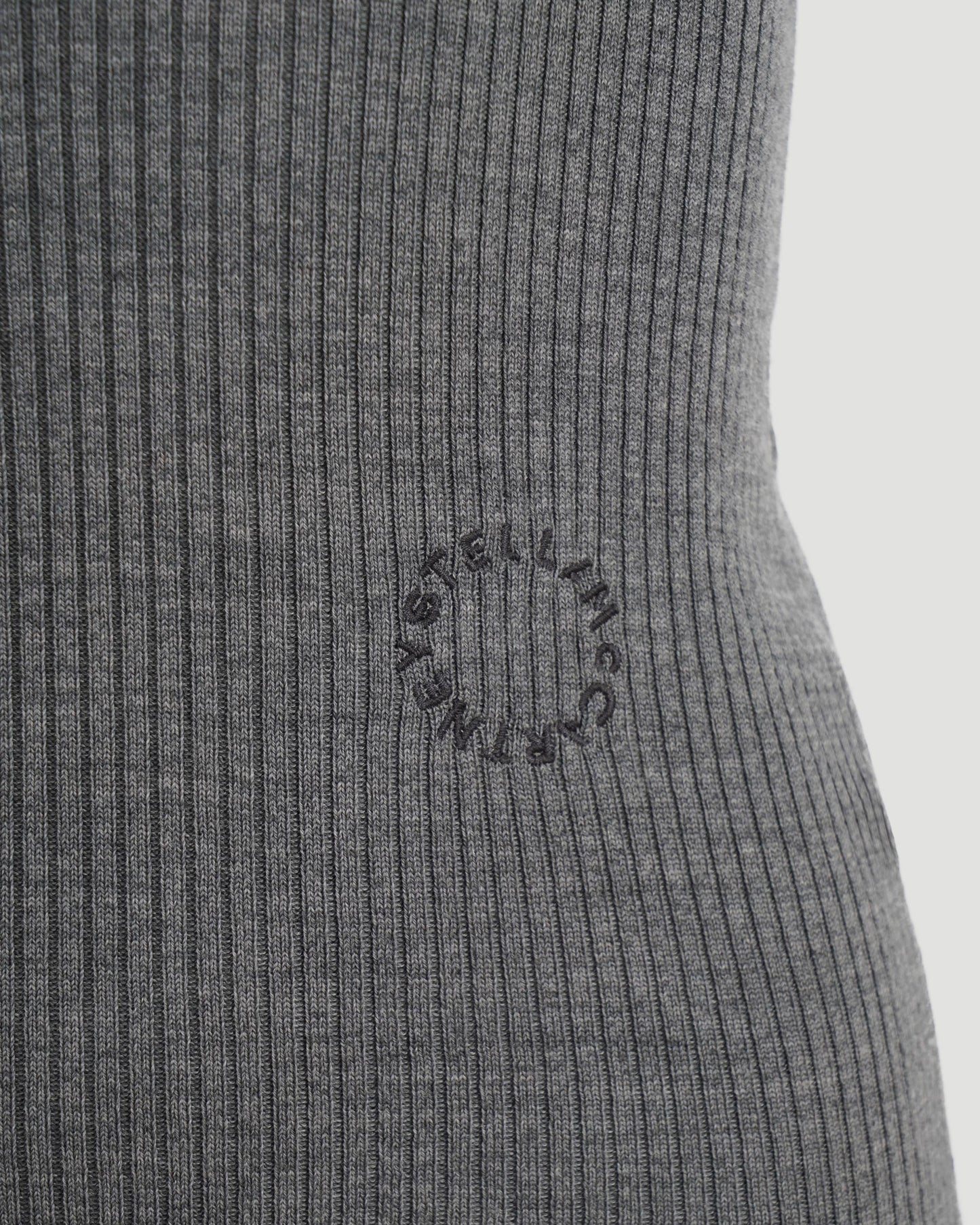 Light Wool Tank Top in Grey