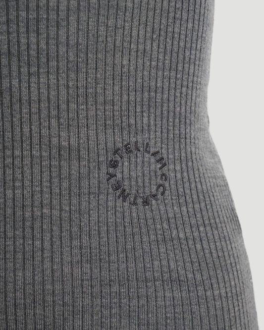 Light Wool Tank Top in Grey