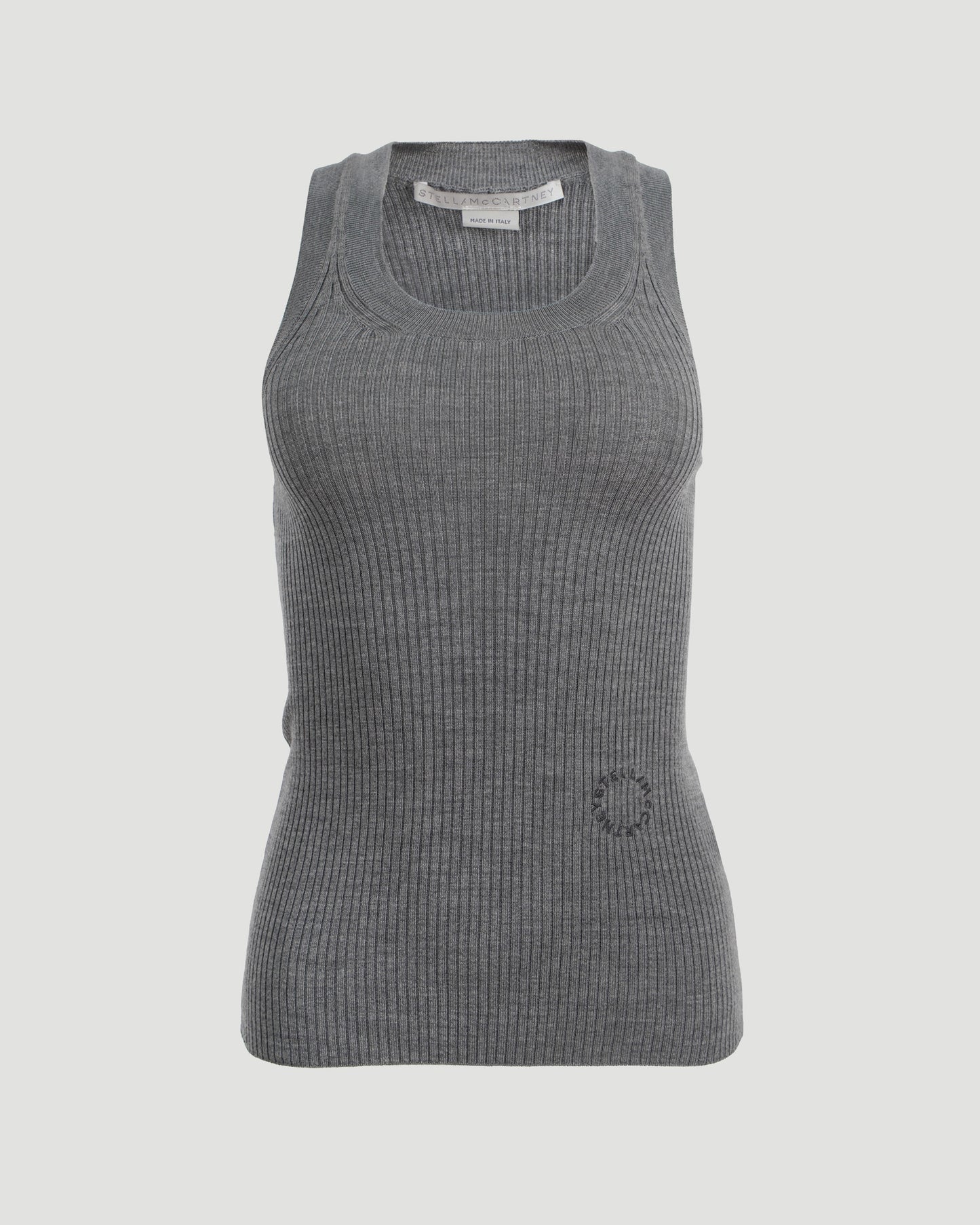 Light Wool Tank Top in Grey