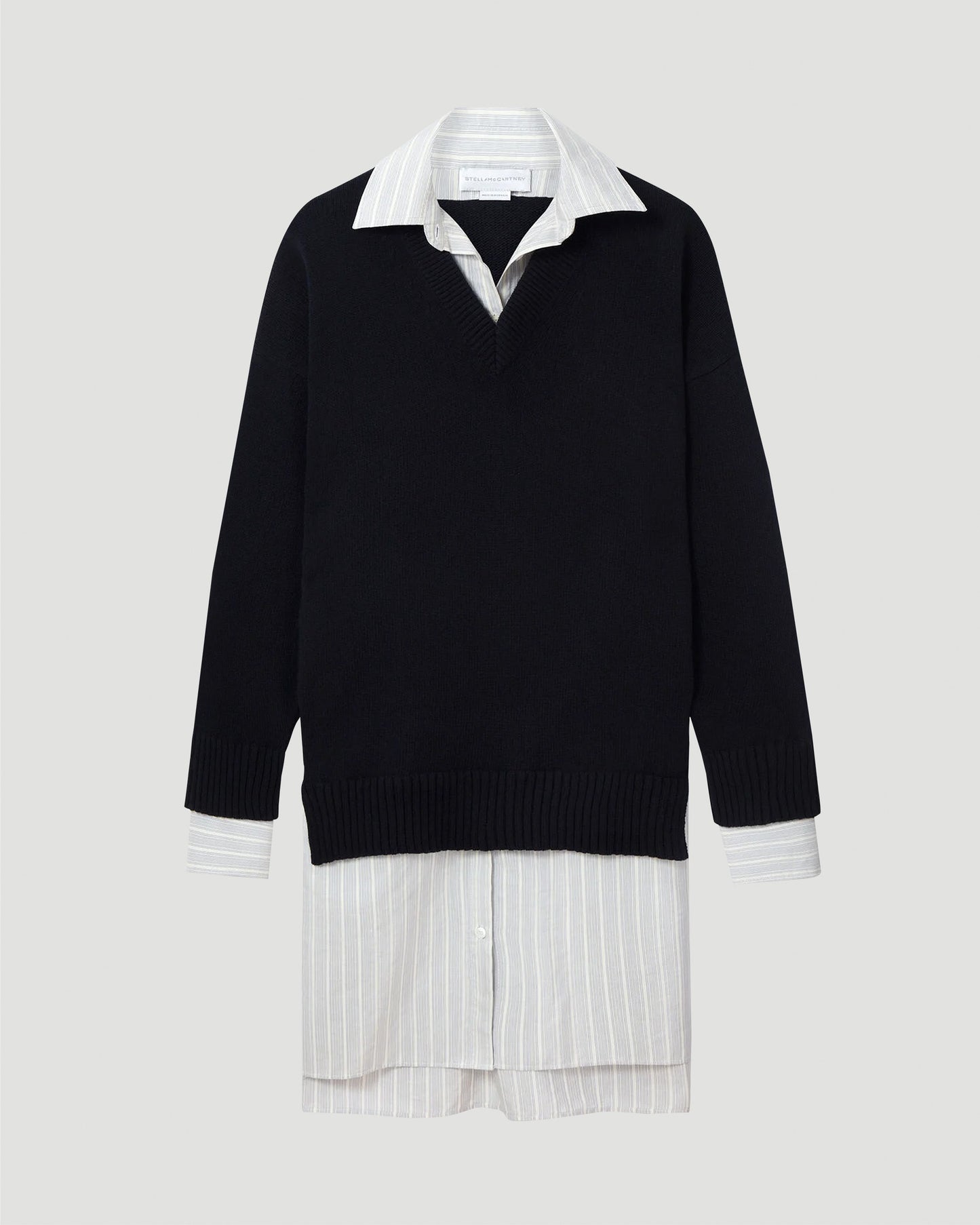 Crewneck Jumper Shirt Dress