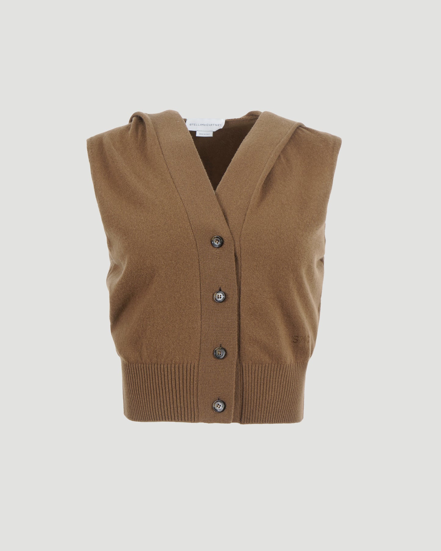 Cosy Knit Hood Top in Camel