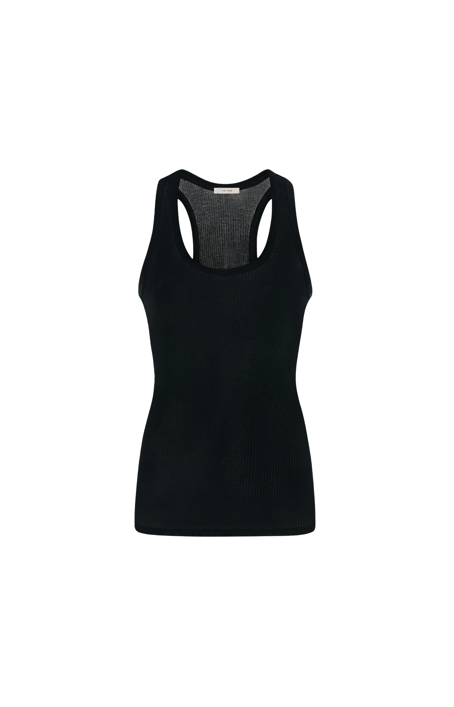 Cendrea Cotton Tank Top in Black
