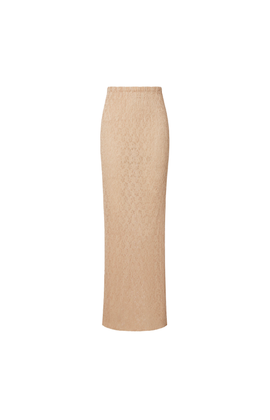 Bandi Ribbed-Knit Maxi Skirt