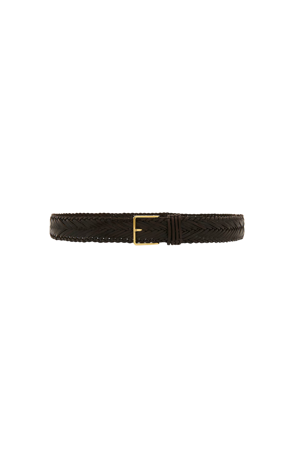 The Row Fisherman Belt in Brown — front view