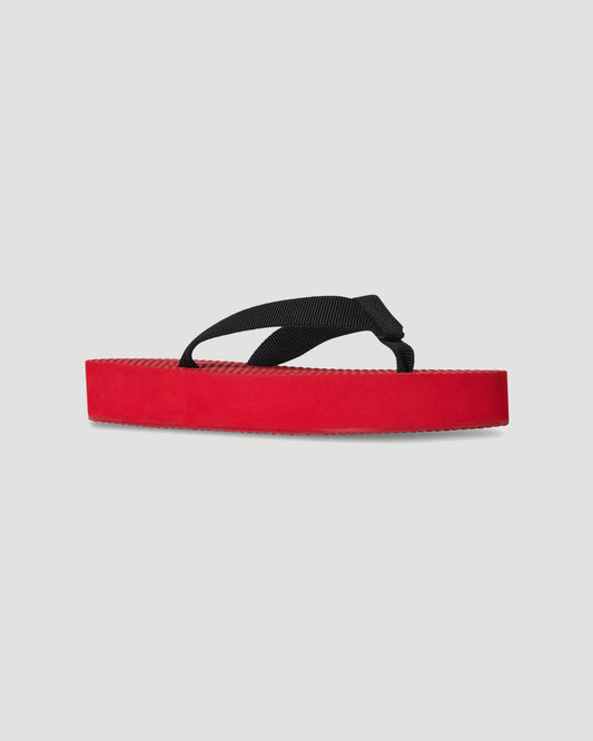 Dune Flatform Sandal in Rubber